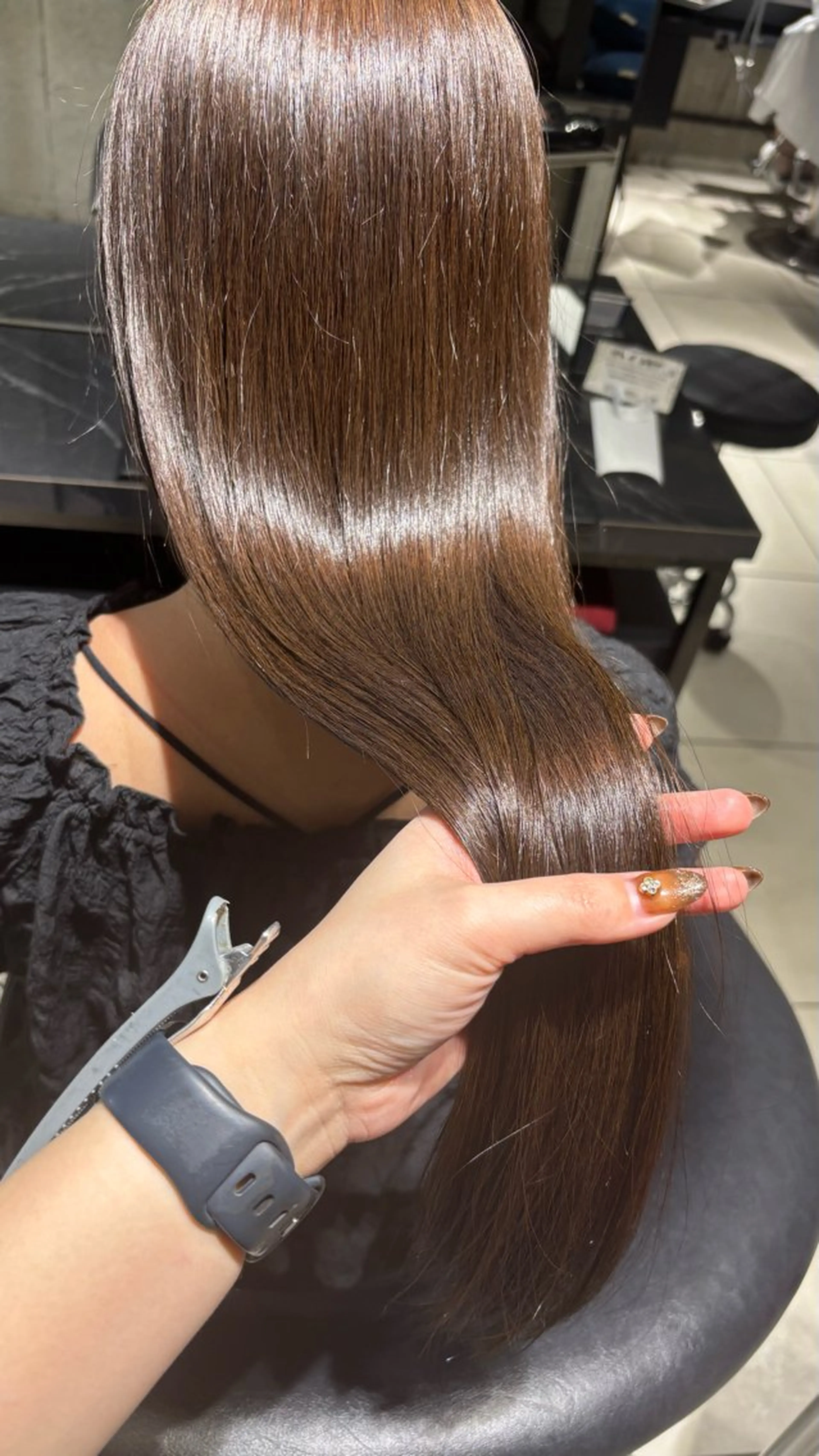 ロング カラー ブリーチ ブラウンカラー 透明感カラー ヘアカラー トリートメント 艶カラー🌸 SAKURAI🌸のヘアスタイル