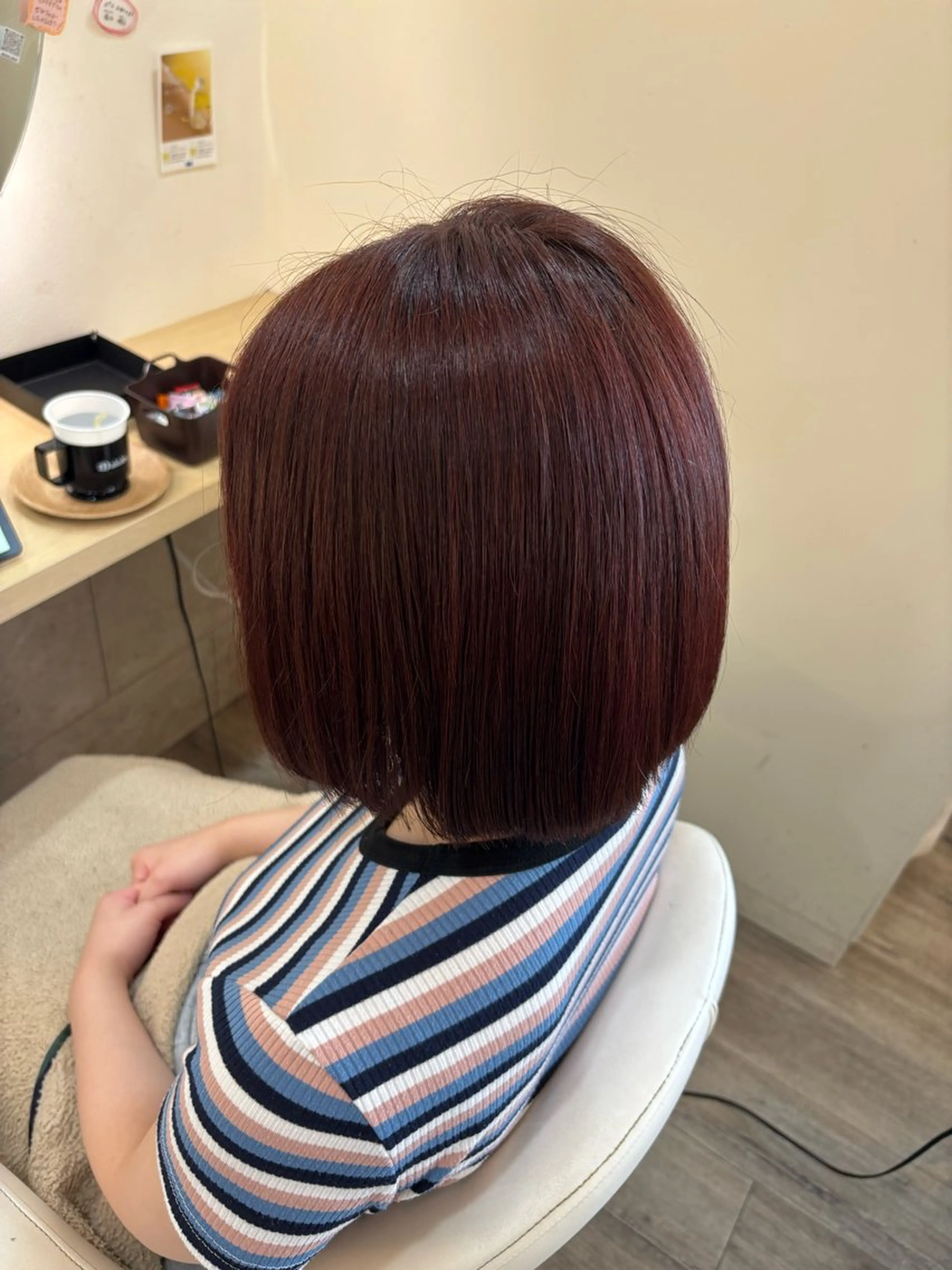 【人気No.1✨️】ツヤ暖色カラー🎀赤みを味方に可愛く垢抜け💗の写真