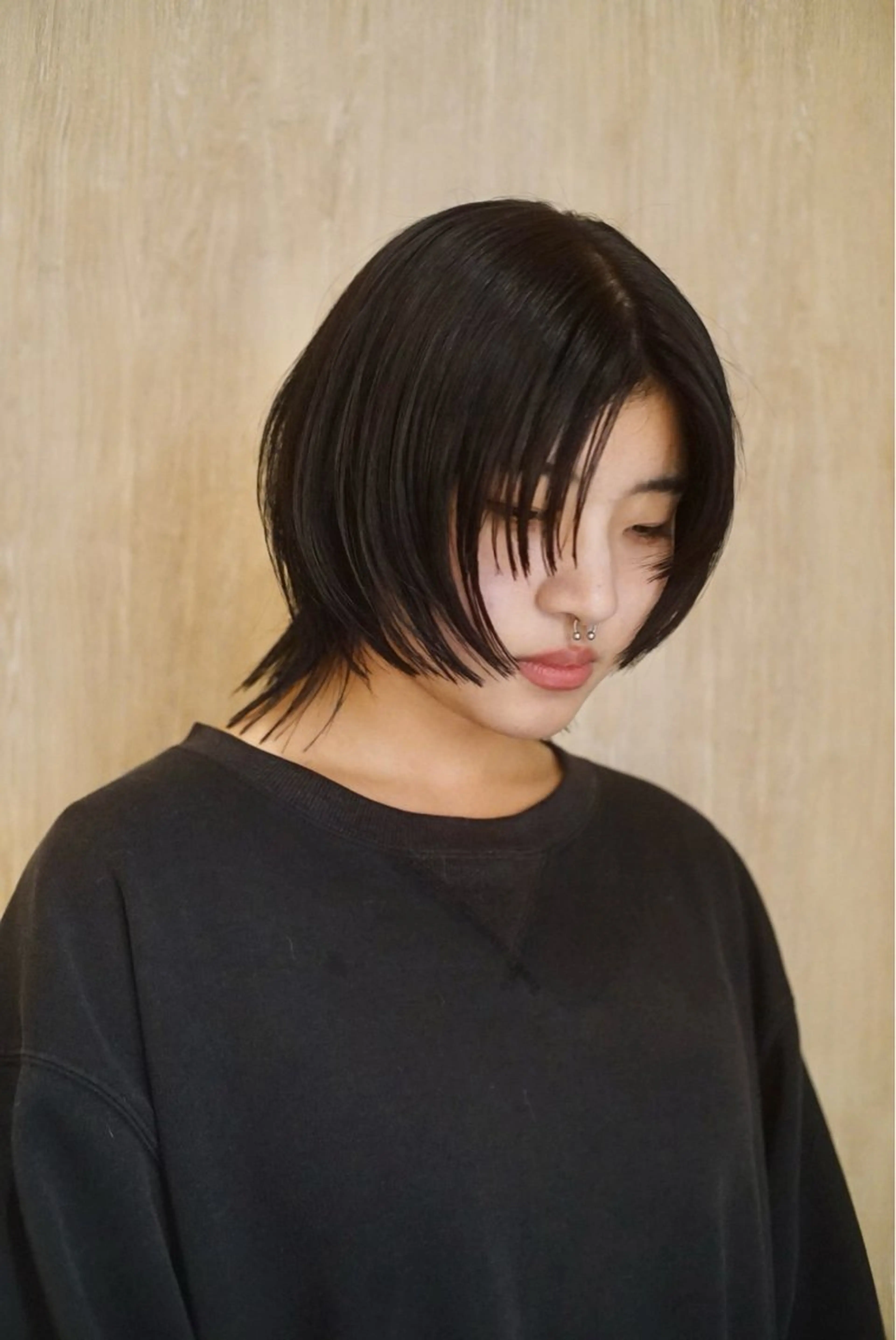 ショート ウルフカット カット ヘアカラー 似合わせ レイヤー須川のヘアスタイル