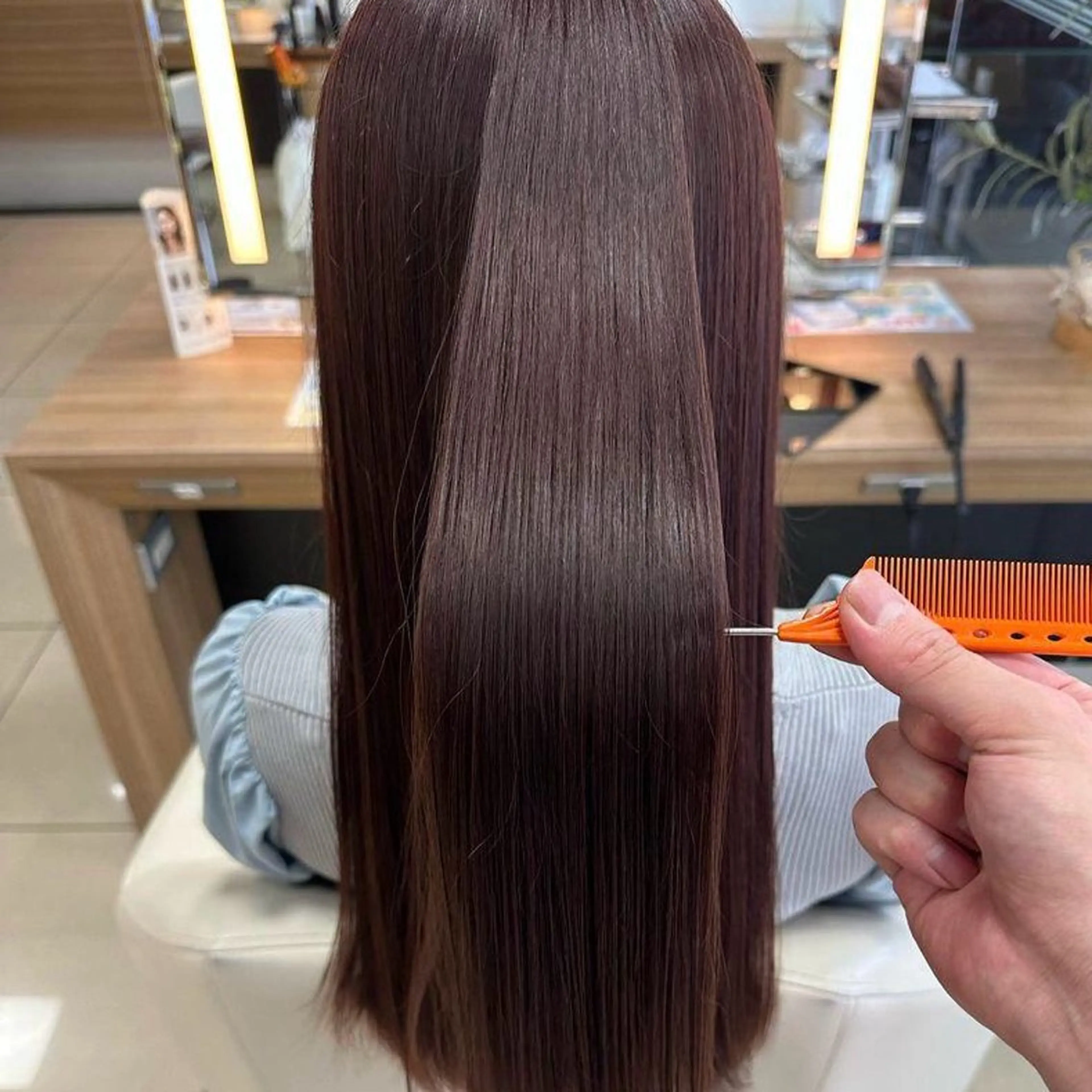 ロング カラー ダブルカラー/透明感 /Hikari💫のヘアスタイル