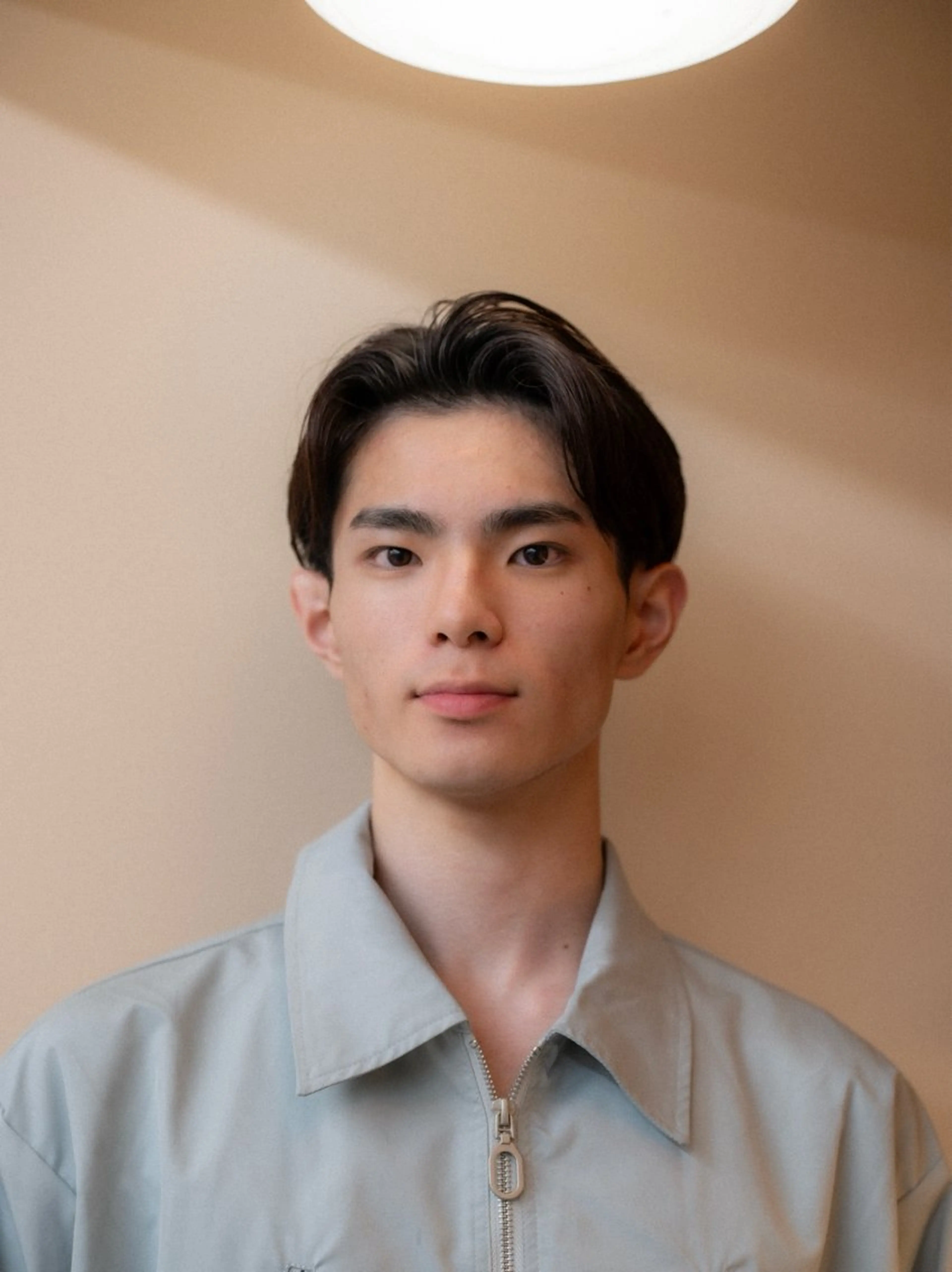 ショート カラー パーマ メンズ センターパート カット 🔗メンズサロン🔗 Kieのヘアスタイル