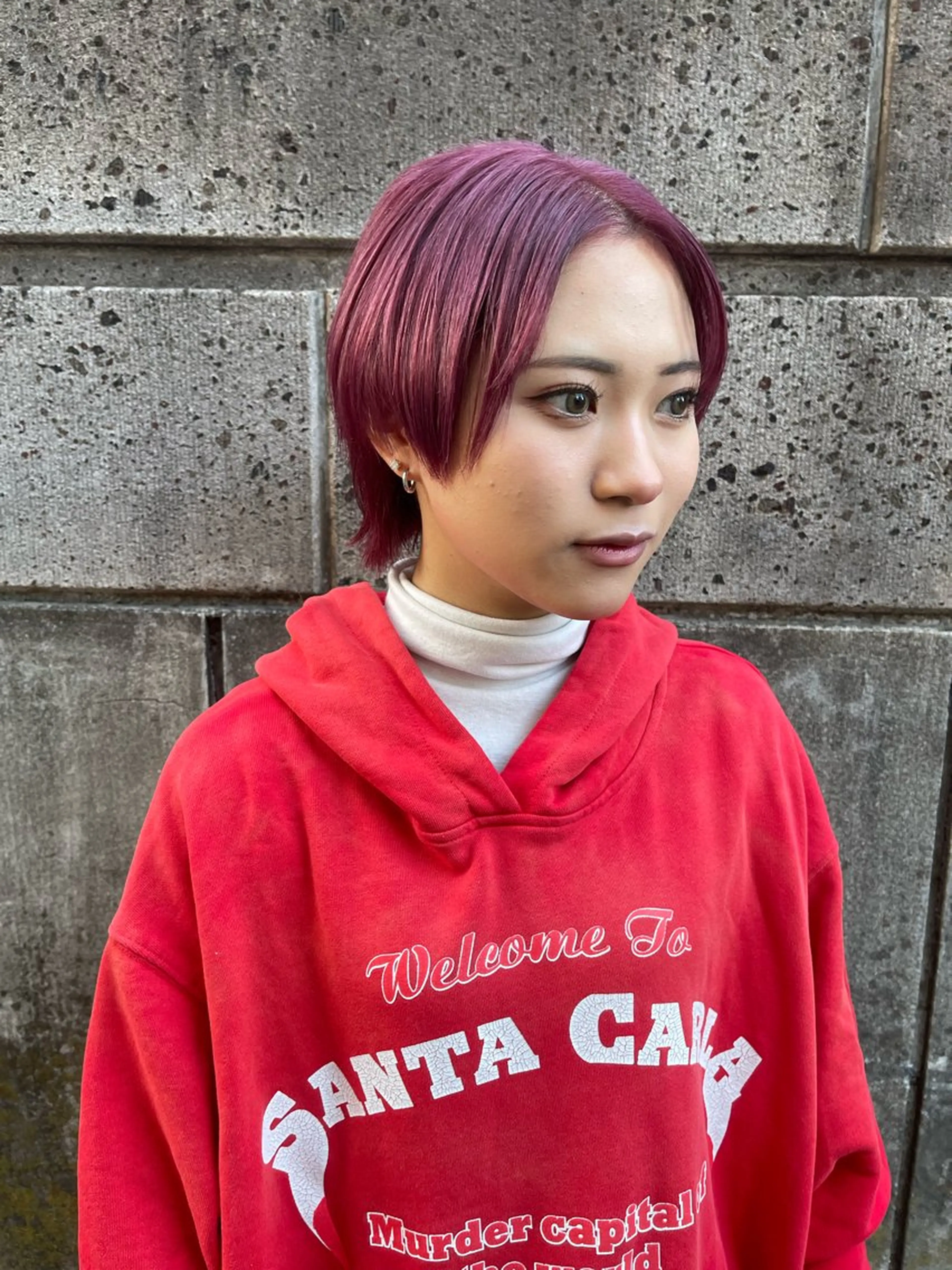 カラー encount by mahalo 千葉所属・加賀文乃/ハイトーン /艶カラー/派手髪のヘアスタイル