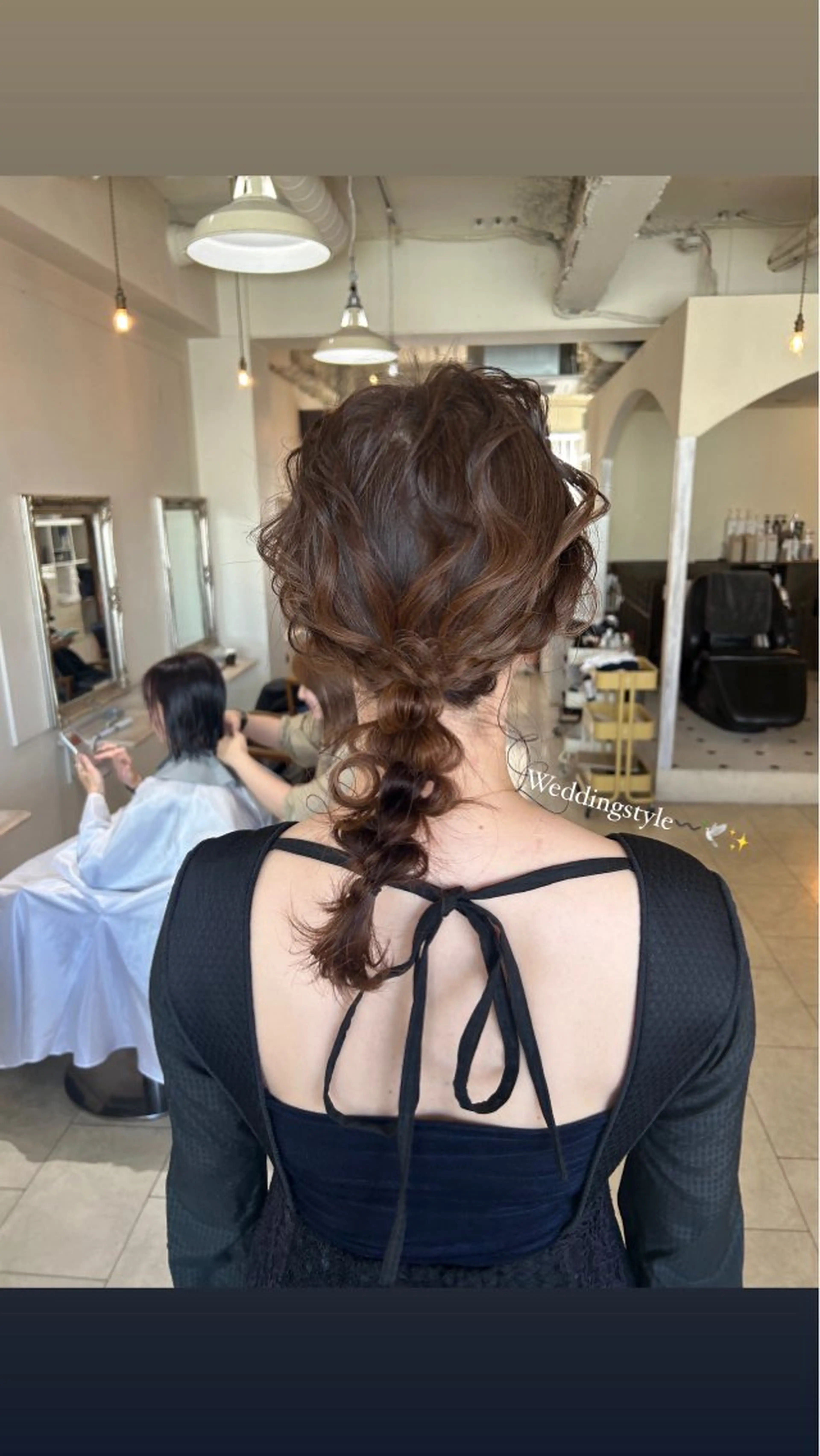 セミロング ヘアセット Maho/海外 レイヤー/ハイトーンのヘアスタイル