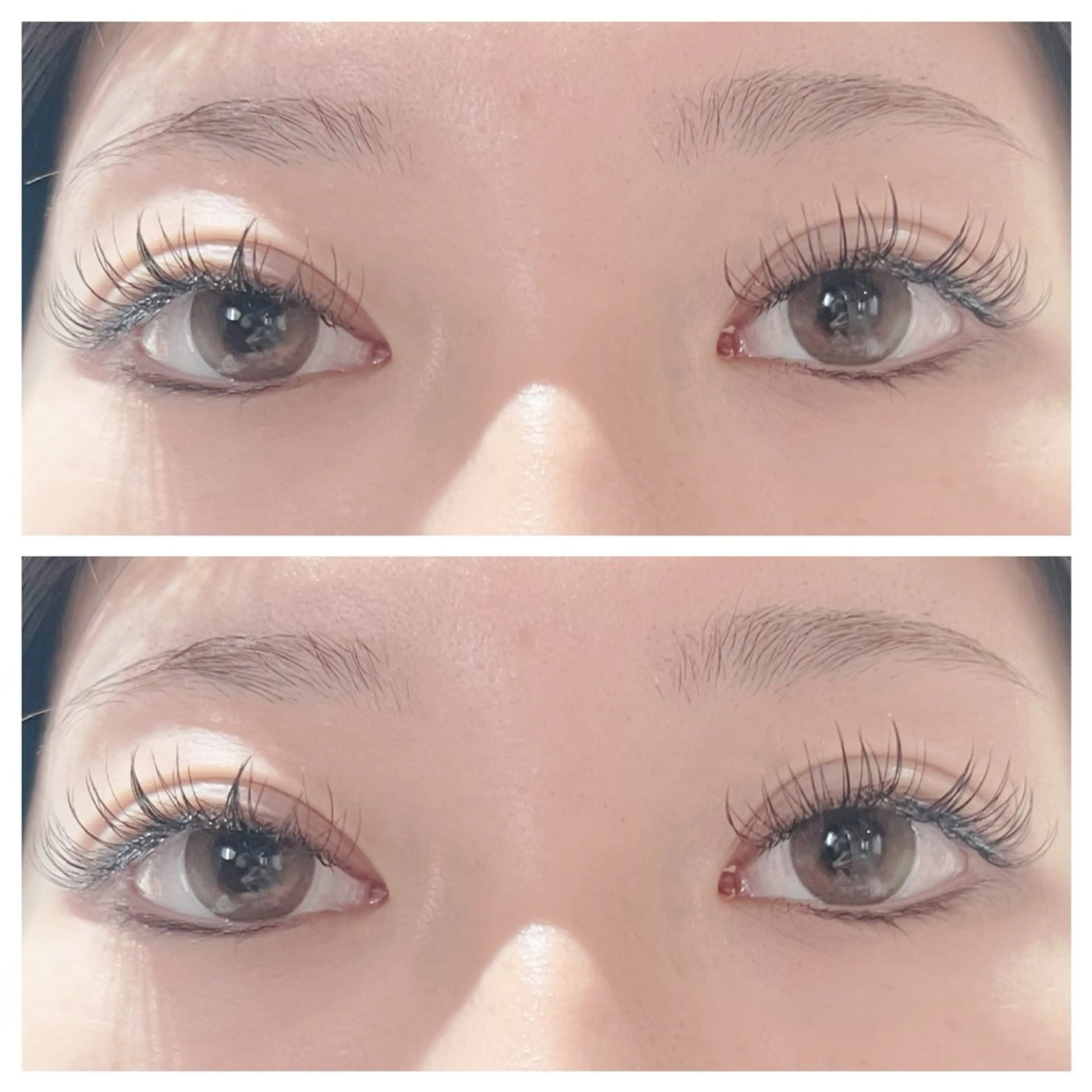 マツエク・マツパ フラットラッシュ alice天王寺所属・arisa .のマツエク・マツパデザイン