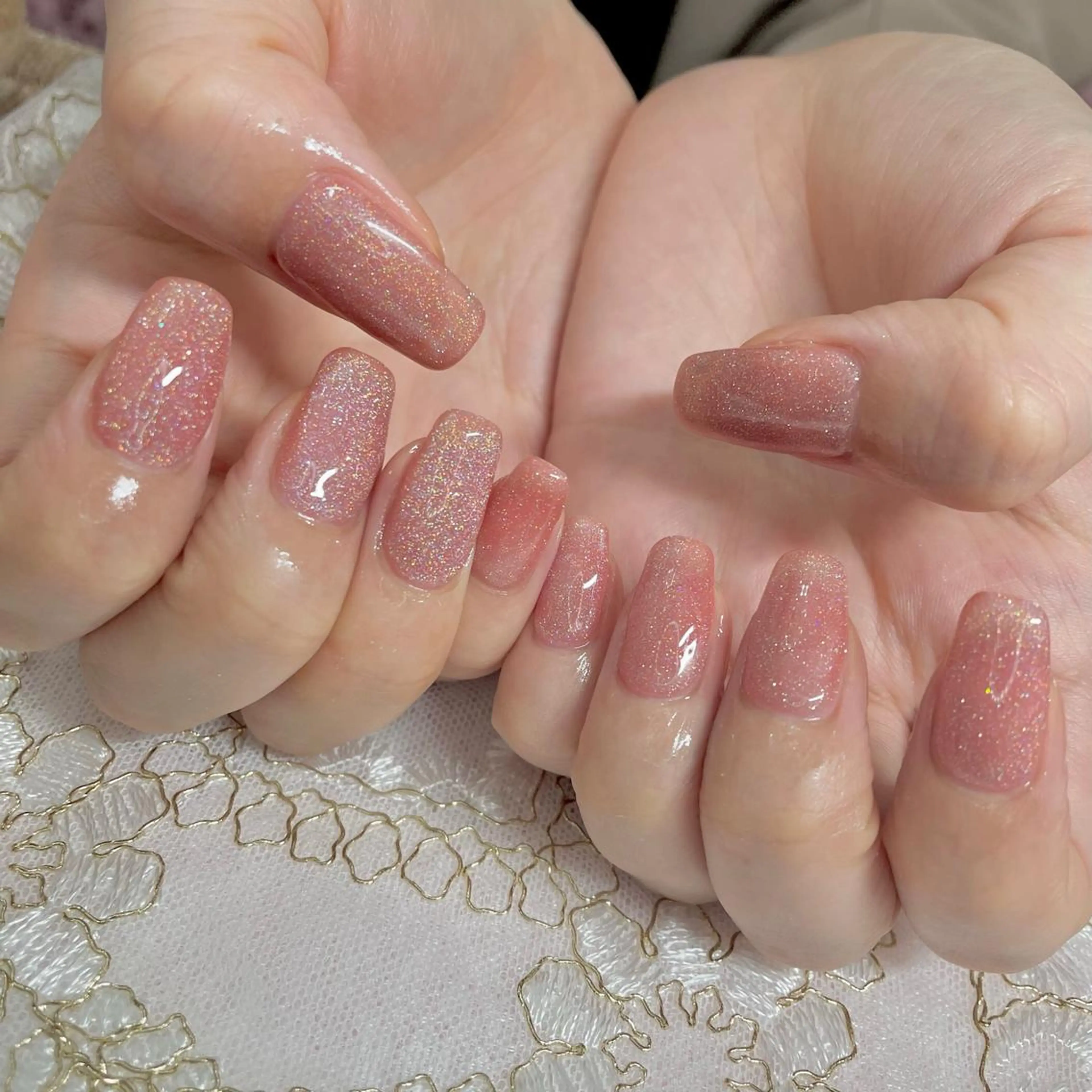 ネイル アートネイル オーロラネイル フラッシュネイル ジェルネイル マグネットネイル J terrace Nailのネイルデザイン