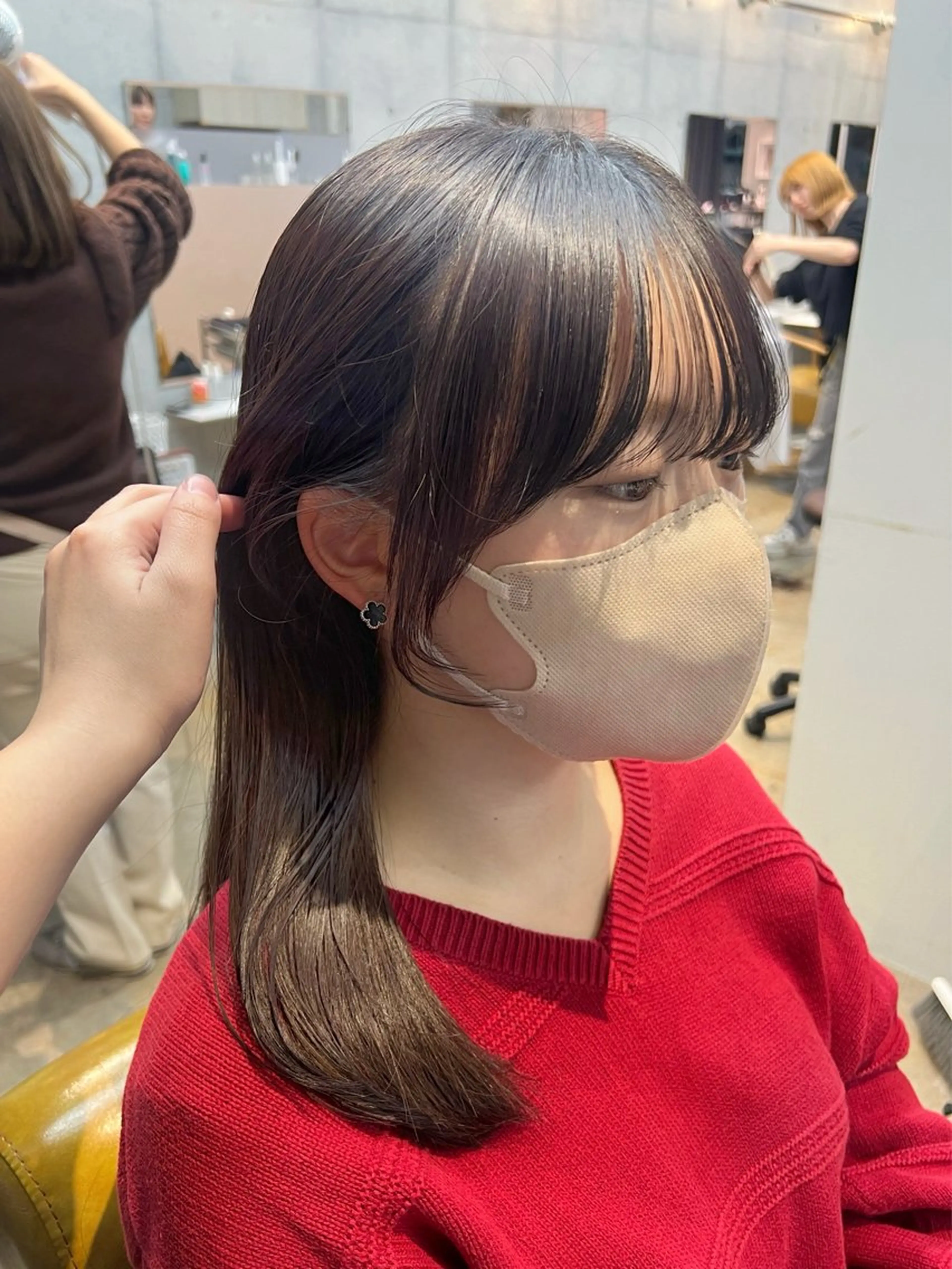【💇🏼‍♀️前髪カット💇🏼‍♀️】⌇+顔周りカット追加◎ ⌇シャンプー無しメニューの写真