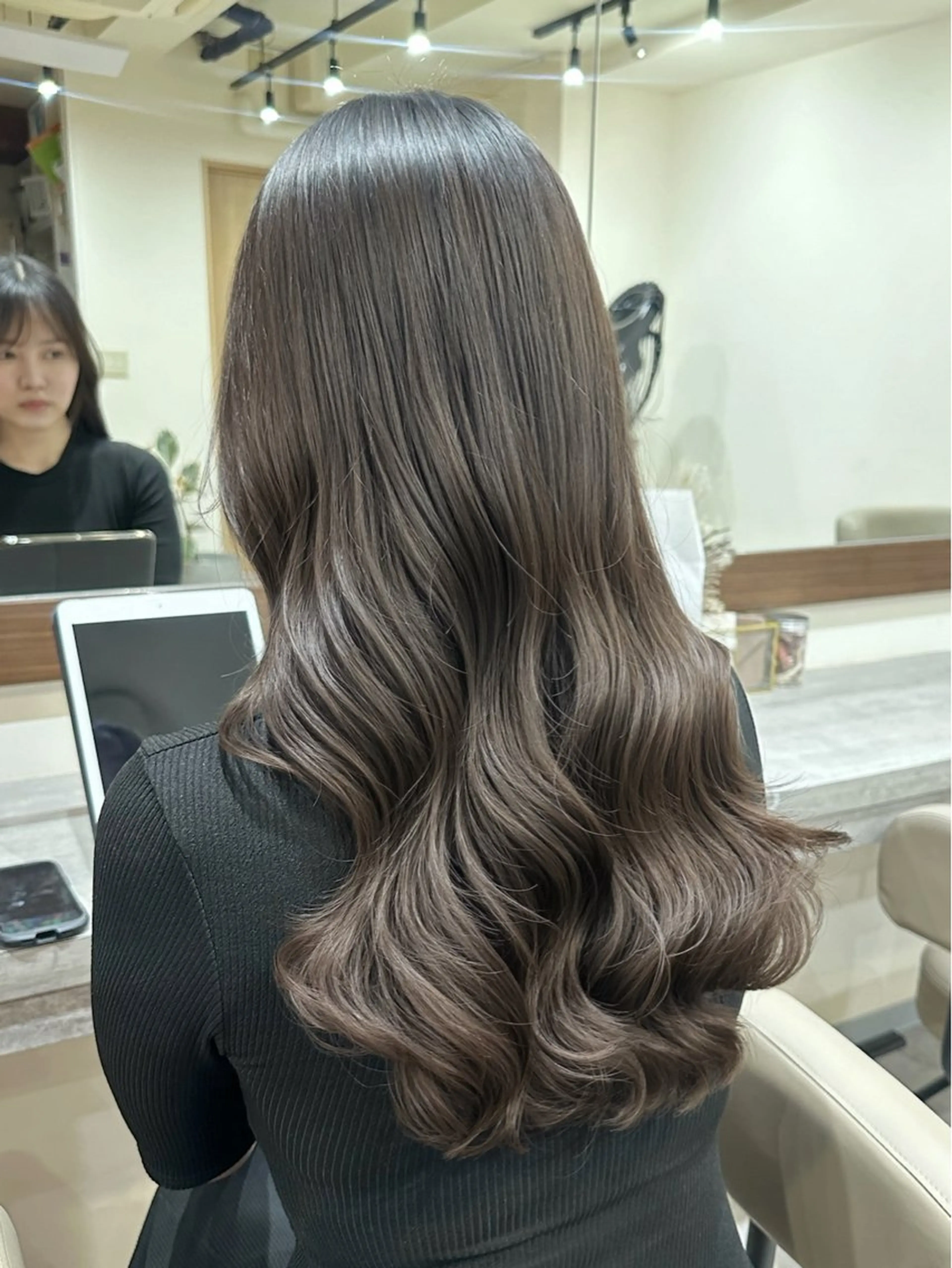 ロング パーマ 韓国風パーマ/ヘア セット/店長みづきのヘアスタイル