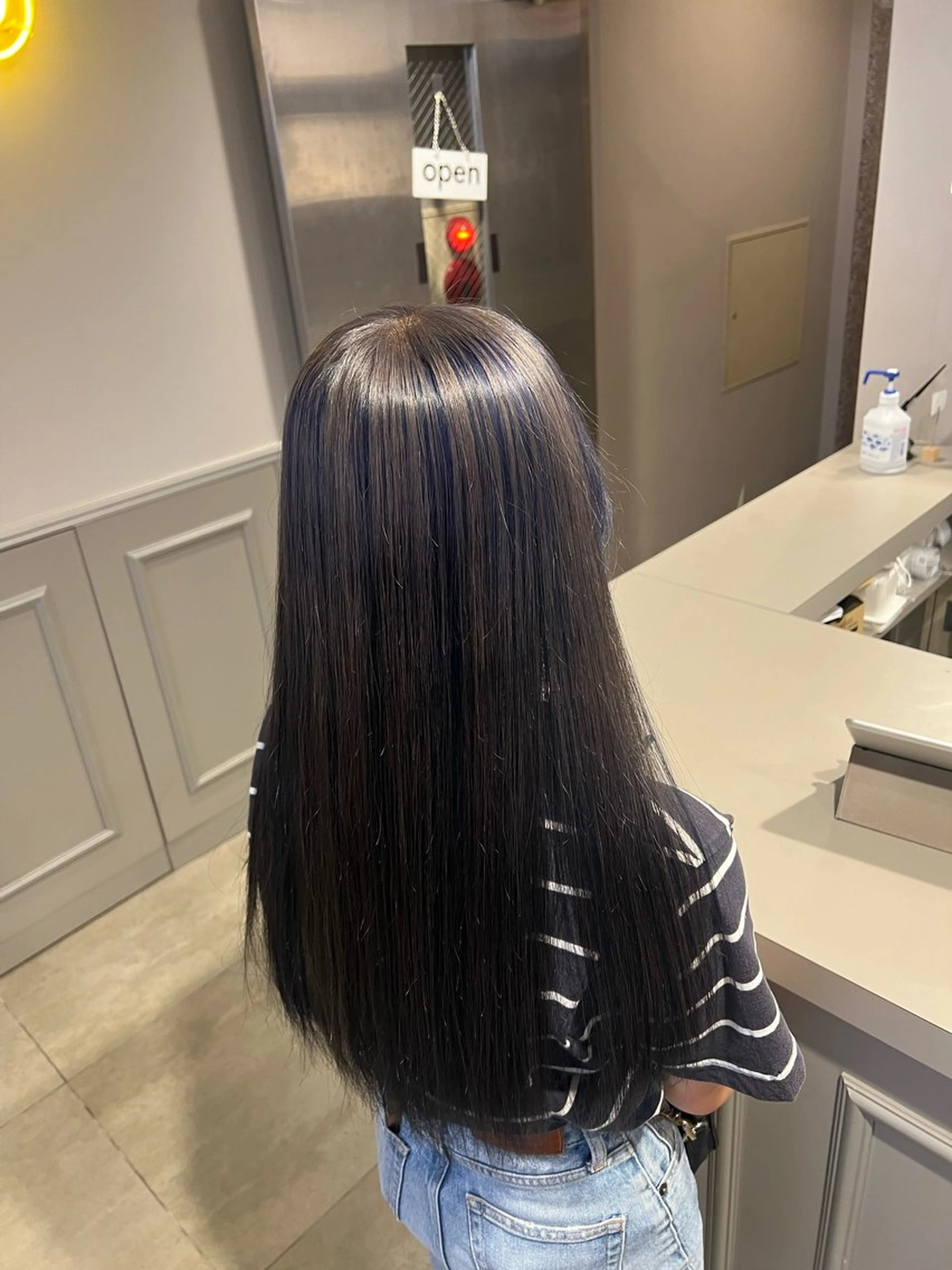 ロング カラー ヘアカラー 韓国レイヤーカット /REIのヘアスタイル