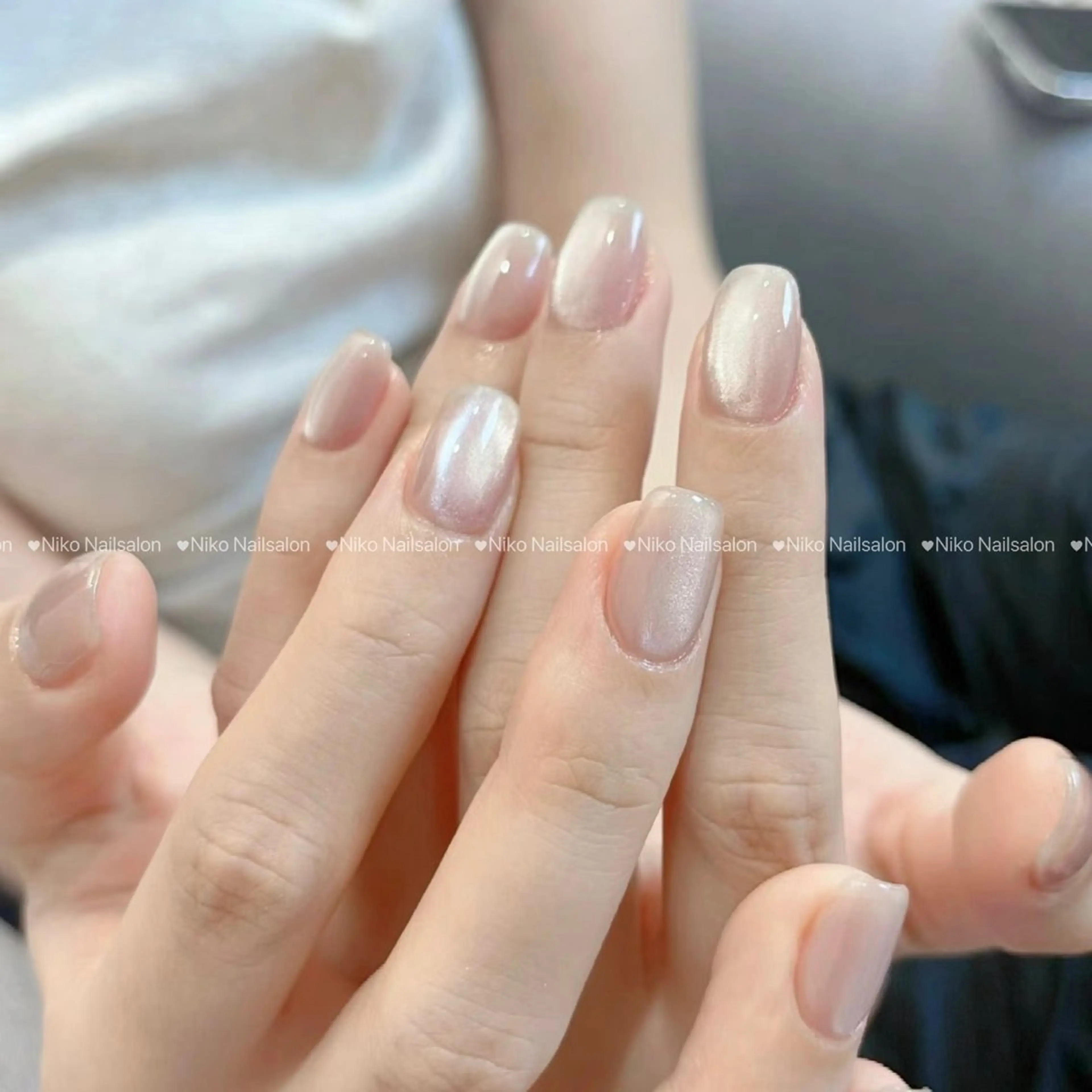 ネイル チークネイル 長さ出し フットネイル フレンチネイル ジェルネイル ハンドネイル Niko Nail salon 銀座本店のネイルデザイン