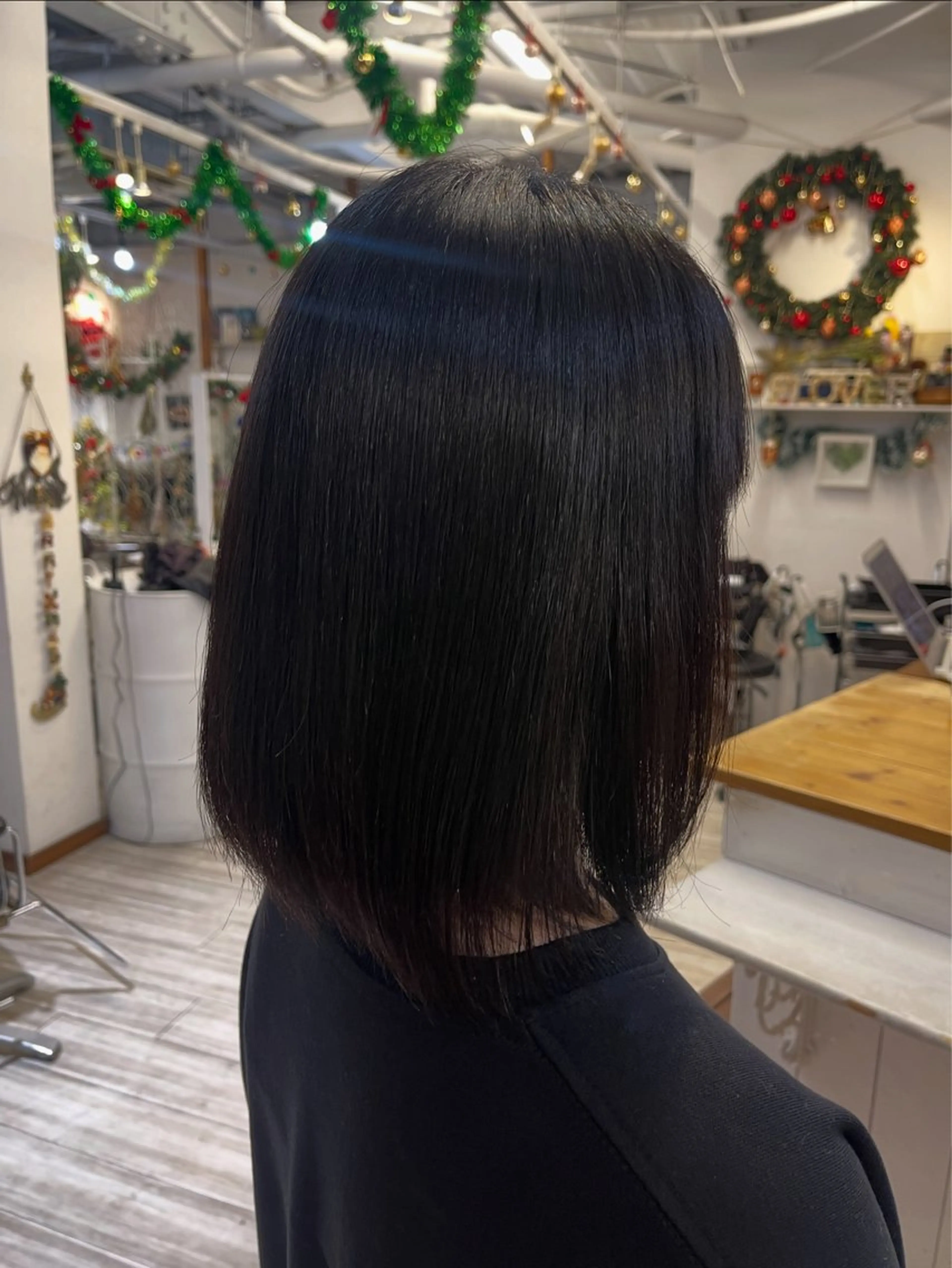 ミディアム 縮毛矯正 suns ♡LILIKA♡のヘアスタイル