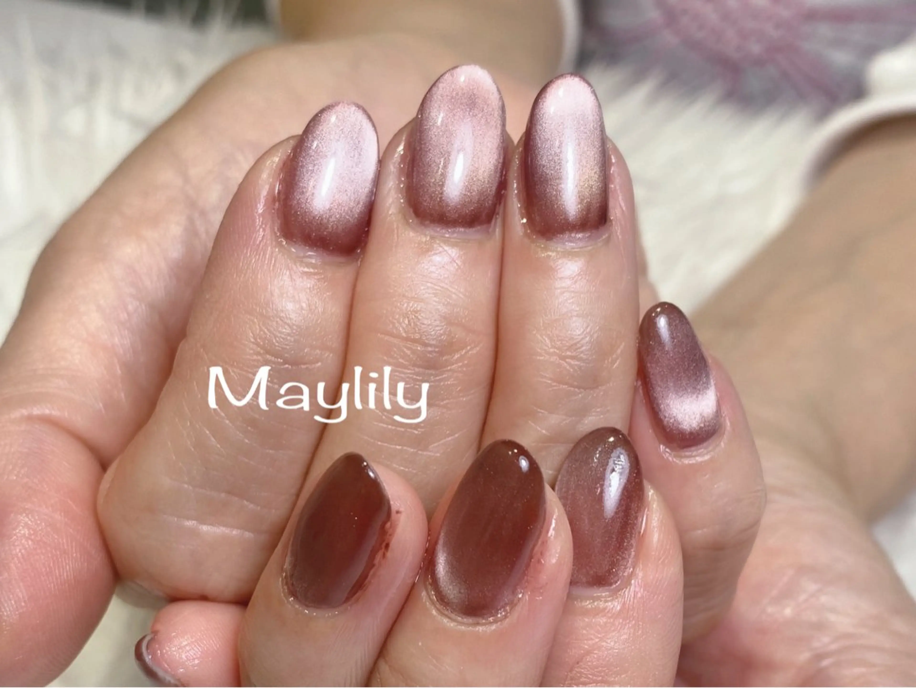 ネイル マグネットネイル ハンドネイル Nail salon Maylily所属・Nail salon Maylilyのネイルデザイン