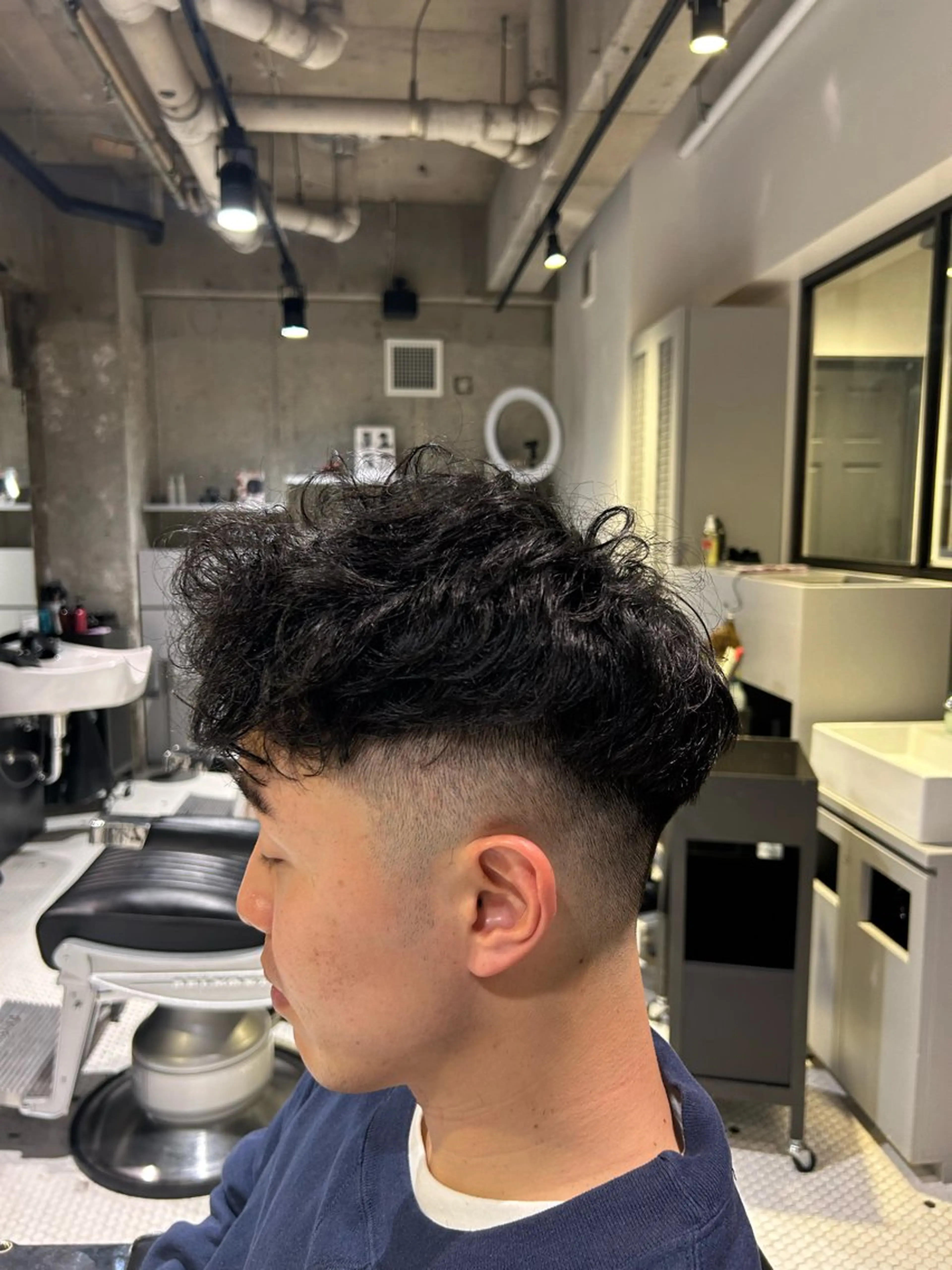 ショート FRANK’S BARBE(E)R THE STAND.所属・飯田橋メンズカット 高橋琴音のヘアスタイル