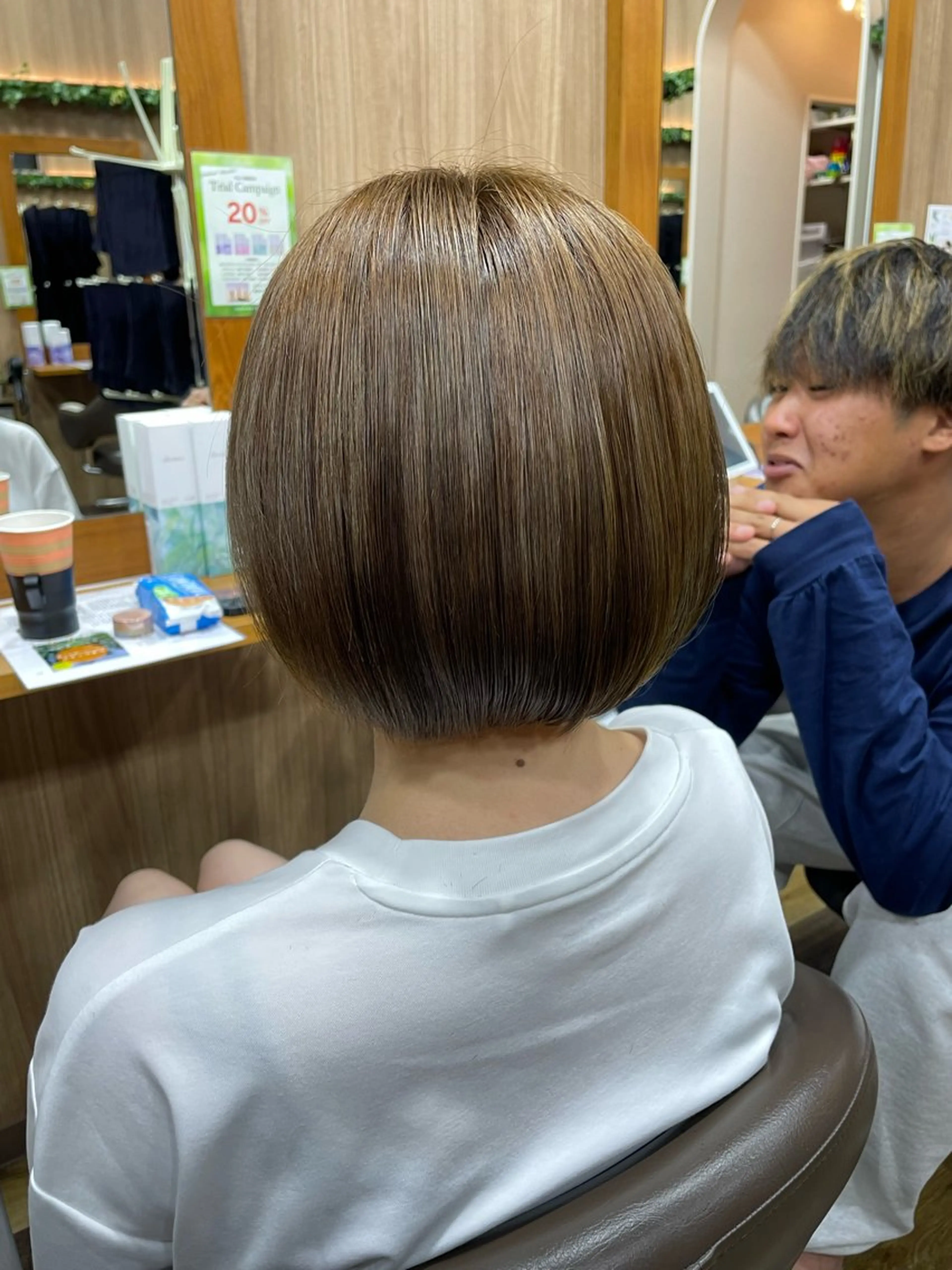 ショート カラー カット ヘアカラー トリートメント 山際勇策 /岐阜美容師のヘアスタイル