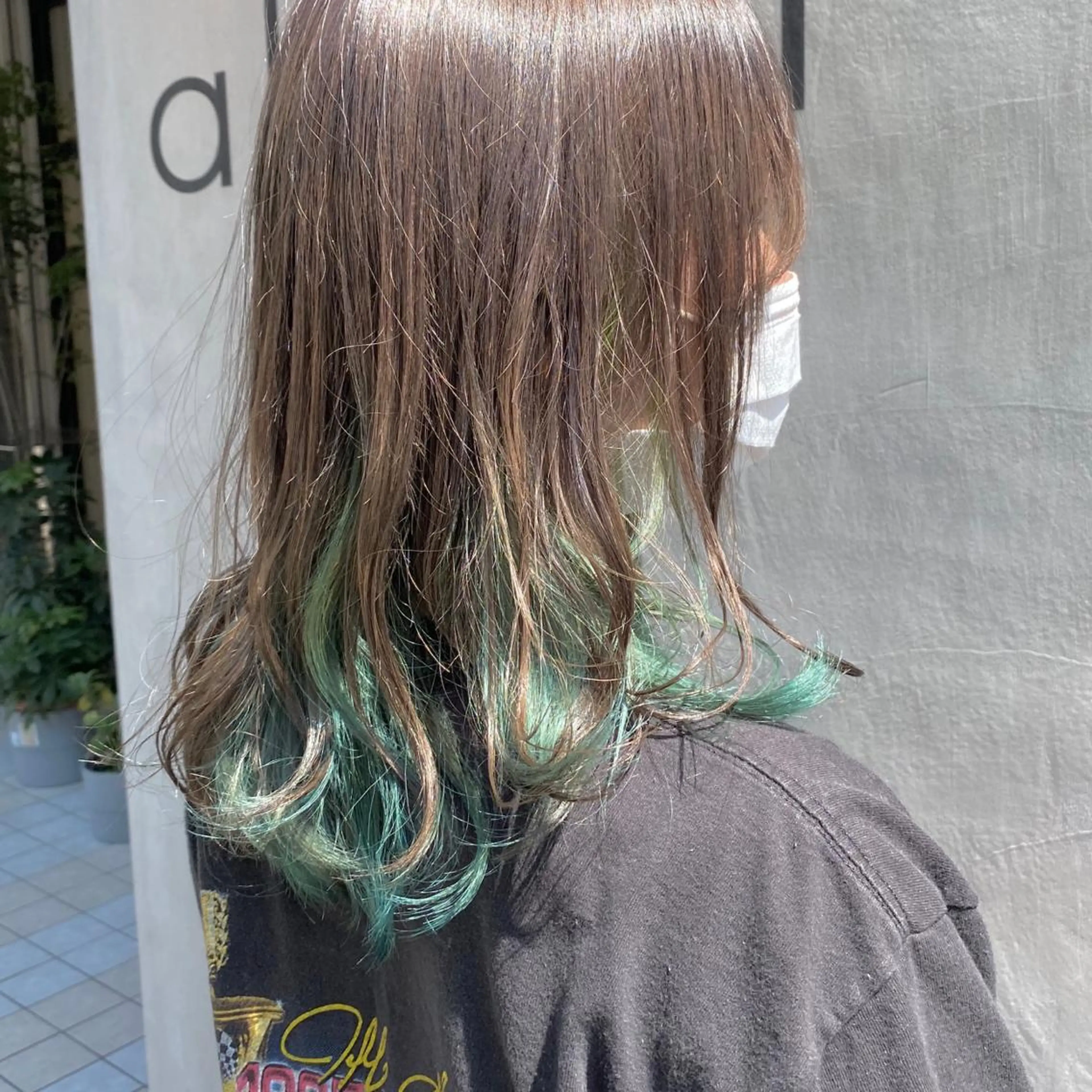 セミロング カラー インナーカラー アルター市川  いづみのヘアスタイル
