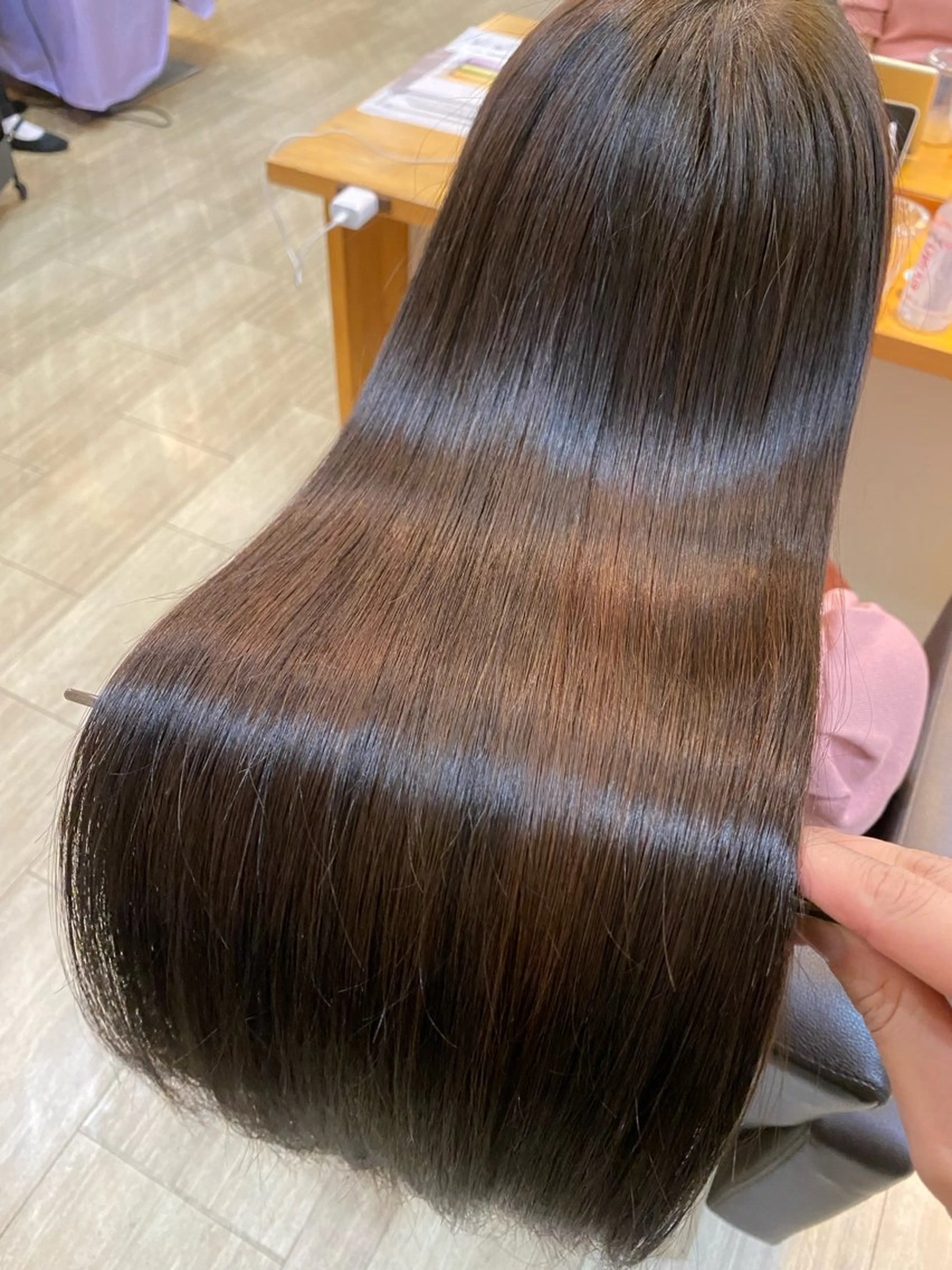 セミロング カラー 髪質改善 トリートメント CABANON所属・和歌山髪質改善 那須優太のヘアスタイル