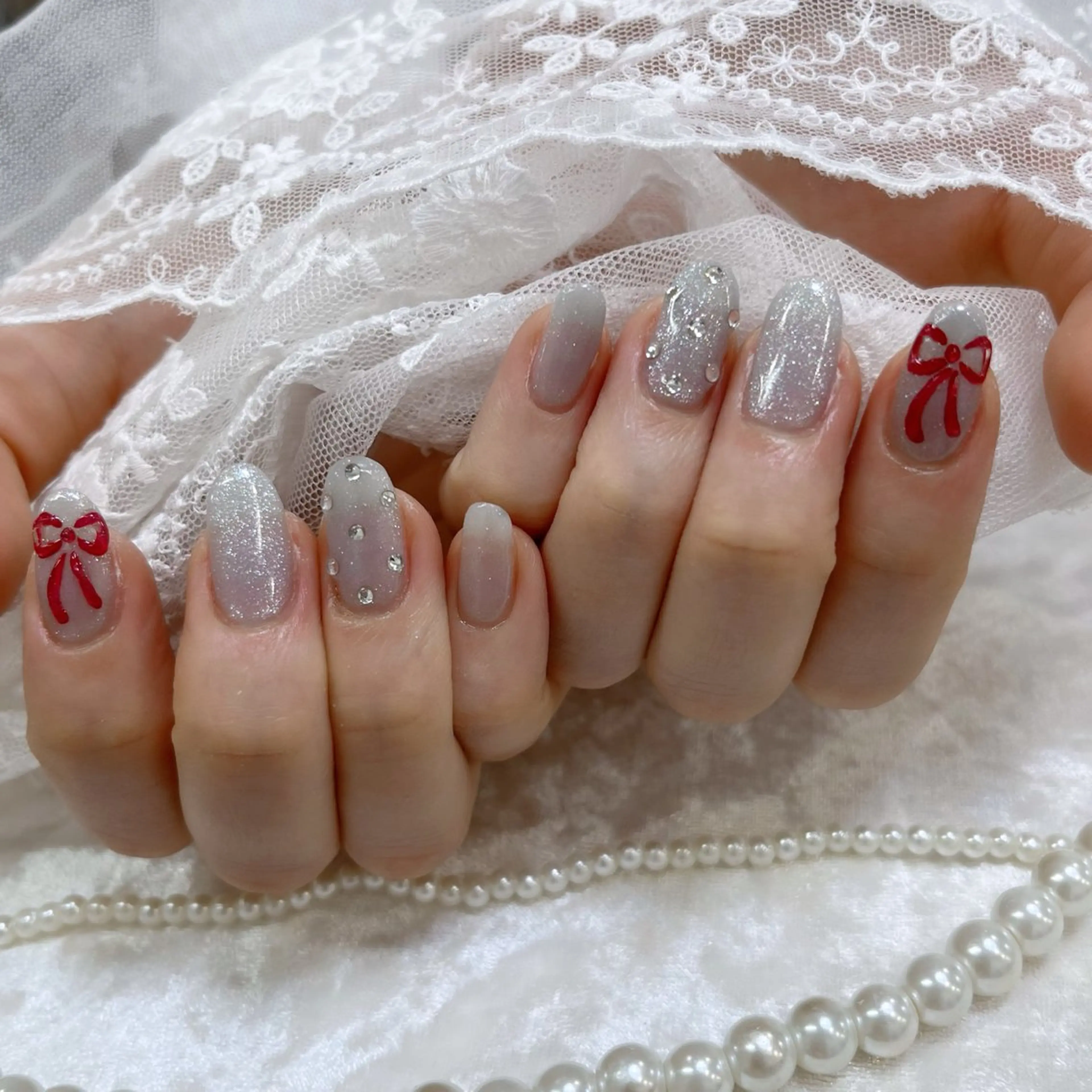 ネイル ハンドネイル Maya 🧊🫧‪のネイルデザイン