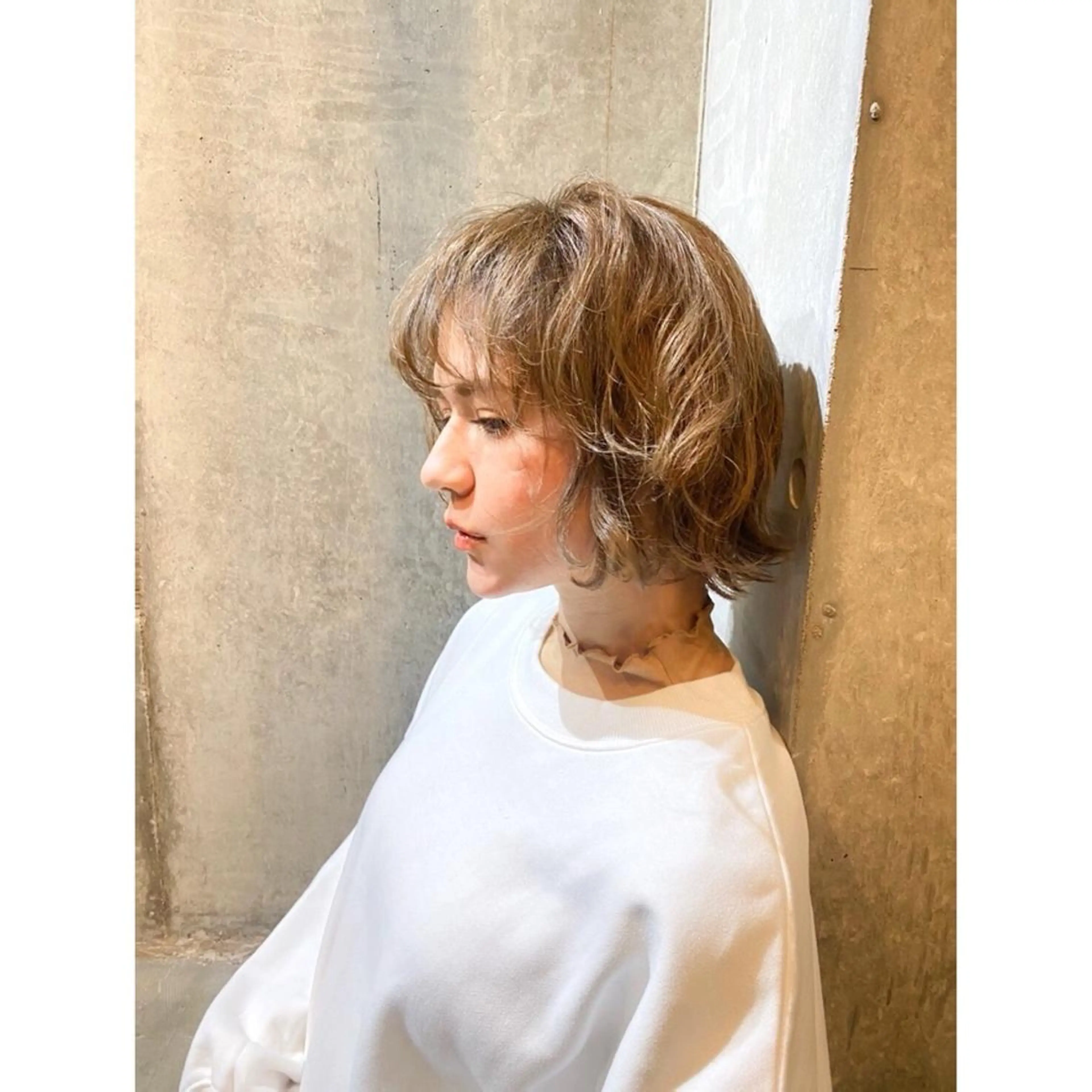ミディアム カラー 透明感カラー カット ヘアカラー トリートメント Grantus (グランタス )のヘアスタイル