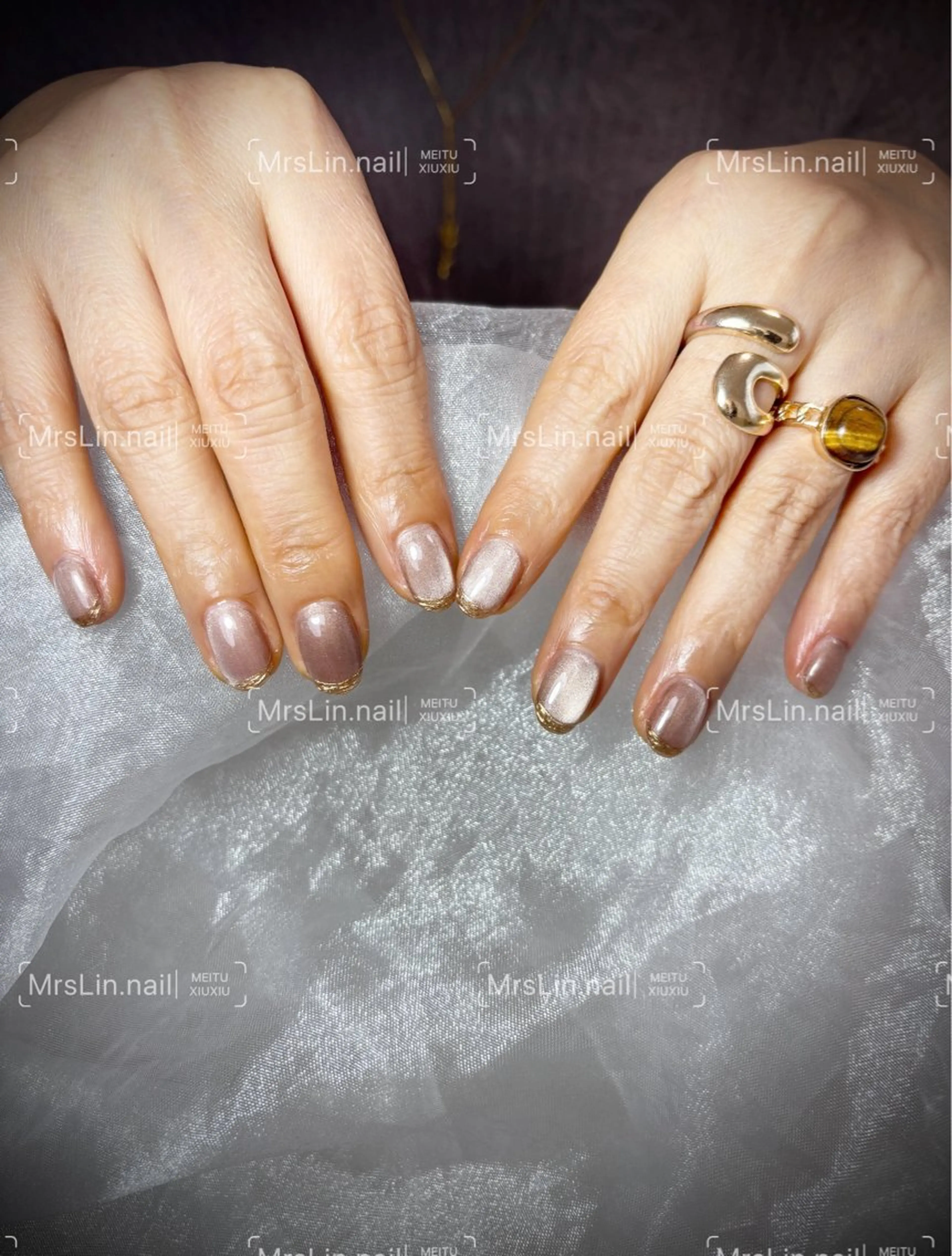 ネイル フレンチネイル Mrs Lin.nailのネイルデザイン