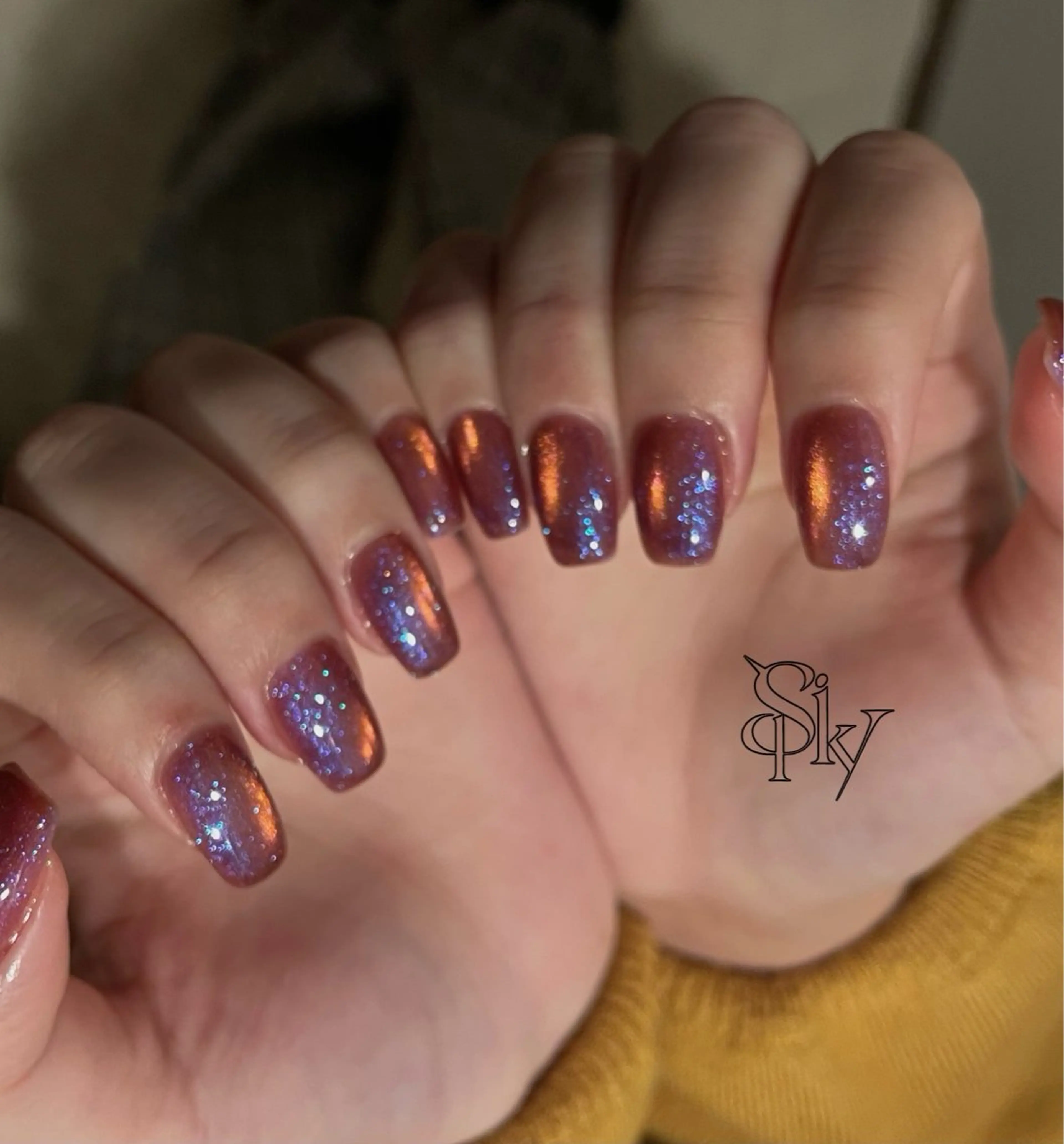 ネイル ハンドネイル Spiky とうげ ふうかのネイルデザイン