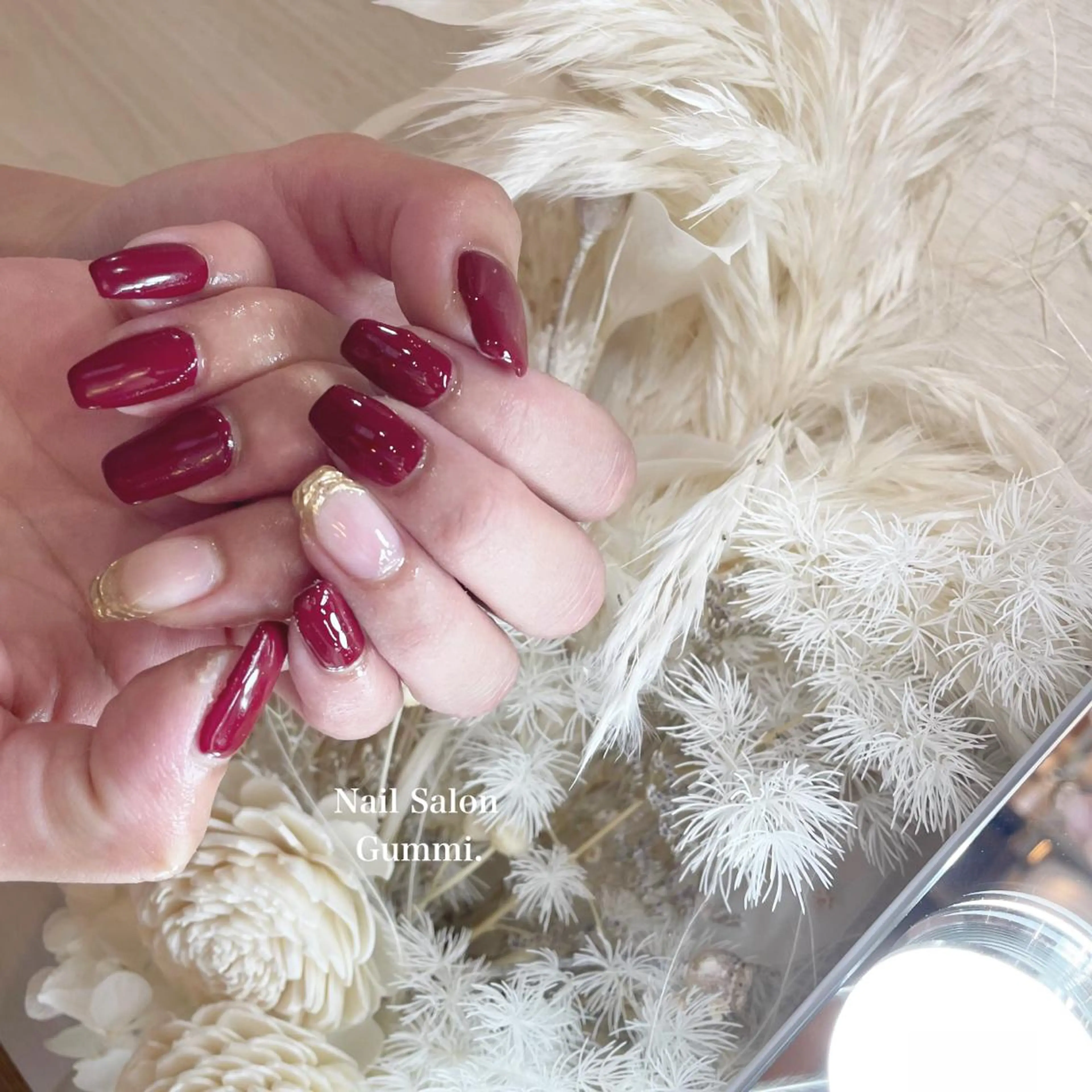 ネイル ボルドー Nail Salon Gummi.のネイルデザイン