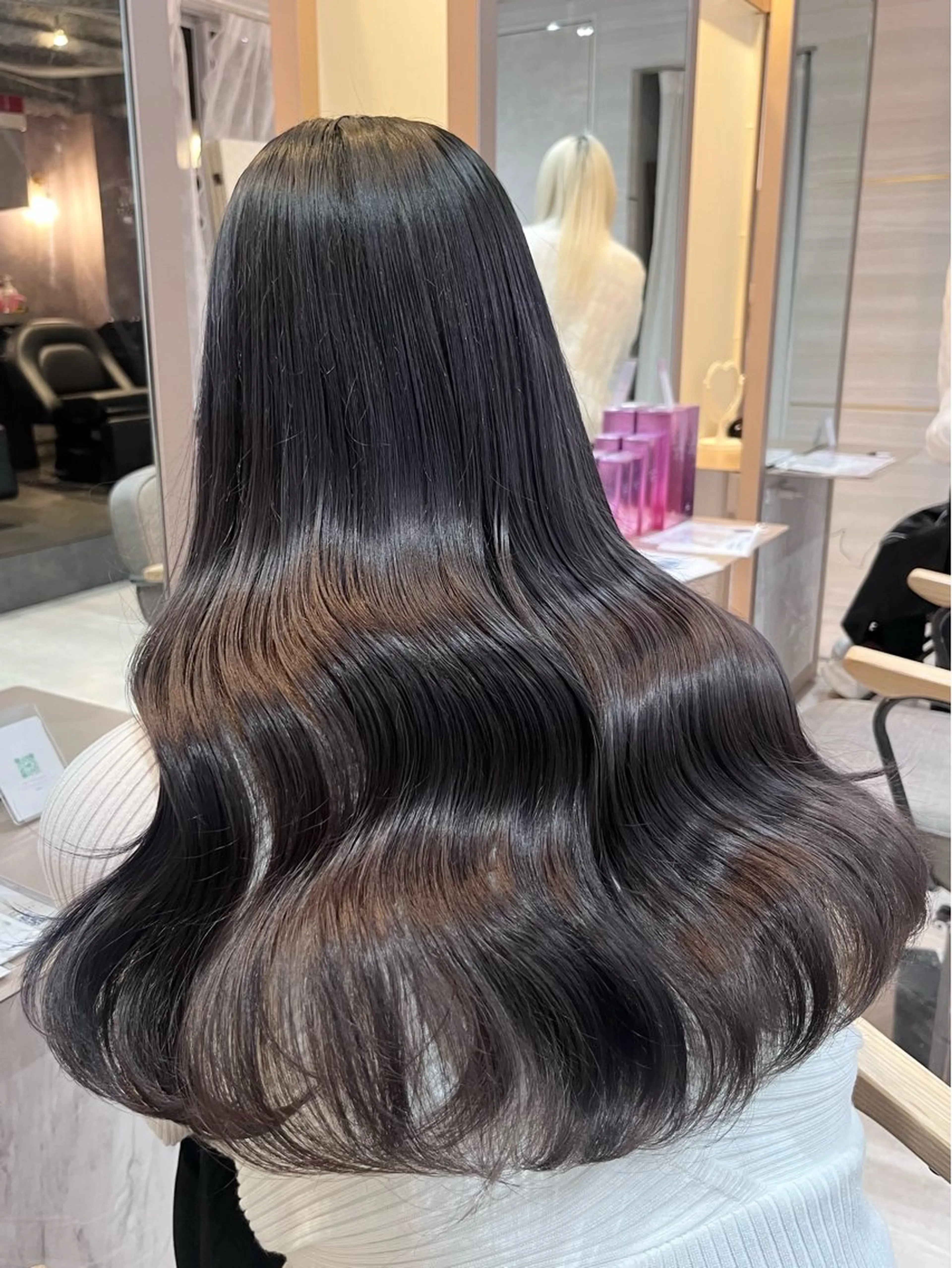 ロング カラー 透明感カラー 浴衣 Hina🐣 elubylovisのヘアスタイル