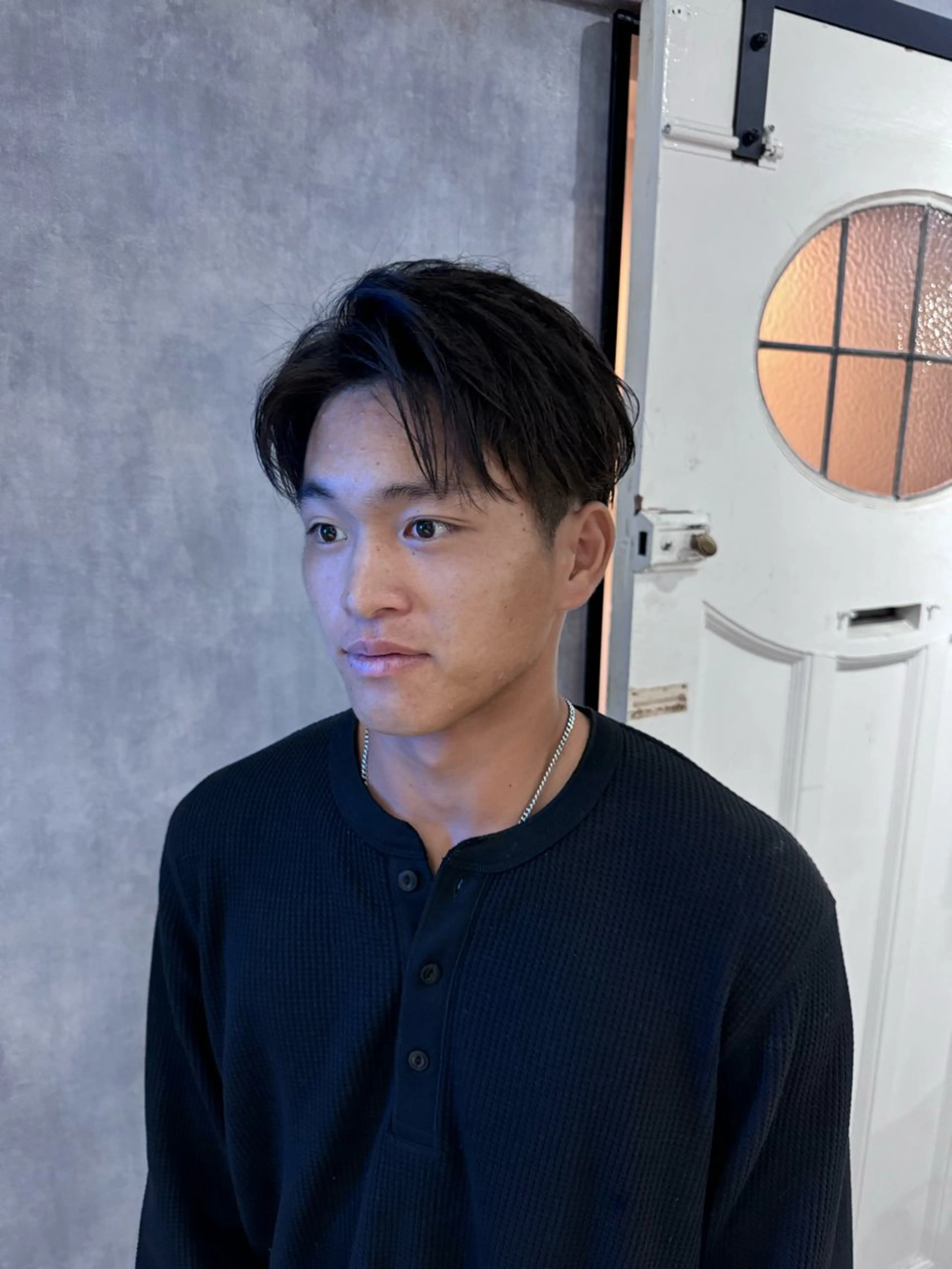 メンズカット+セットの写真