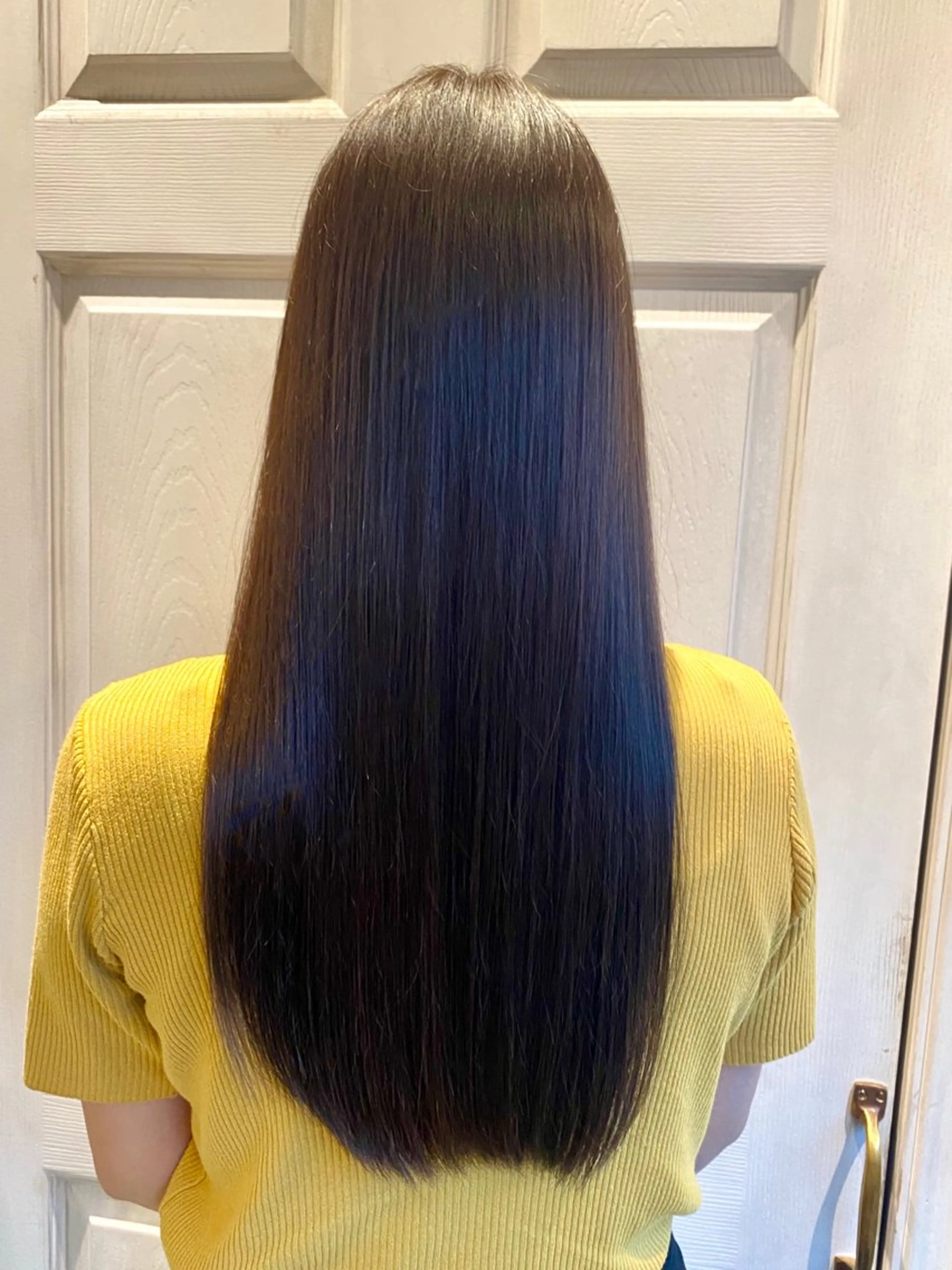 ロング 縮毛矯正 千 田のヘアスタイル