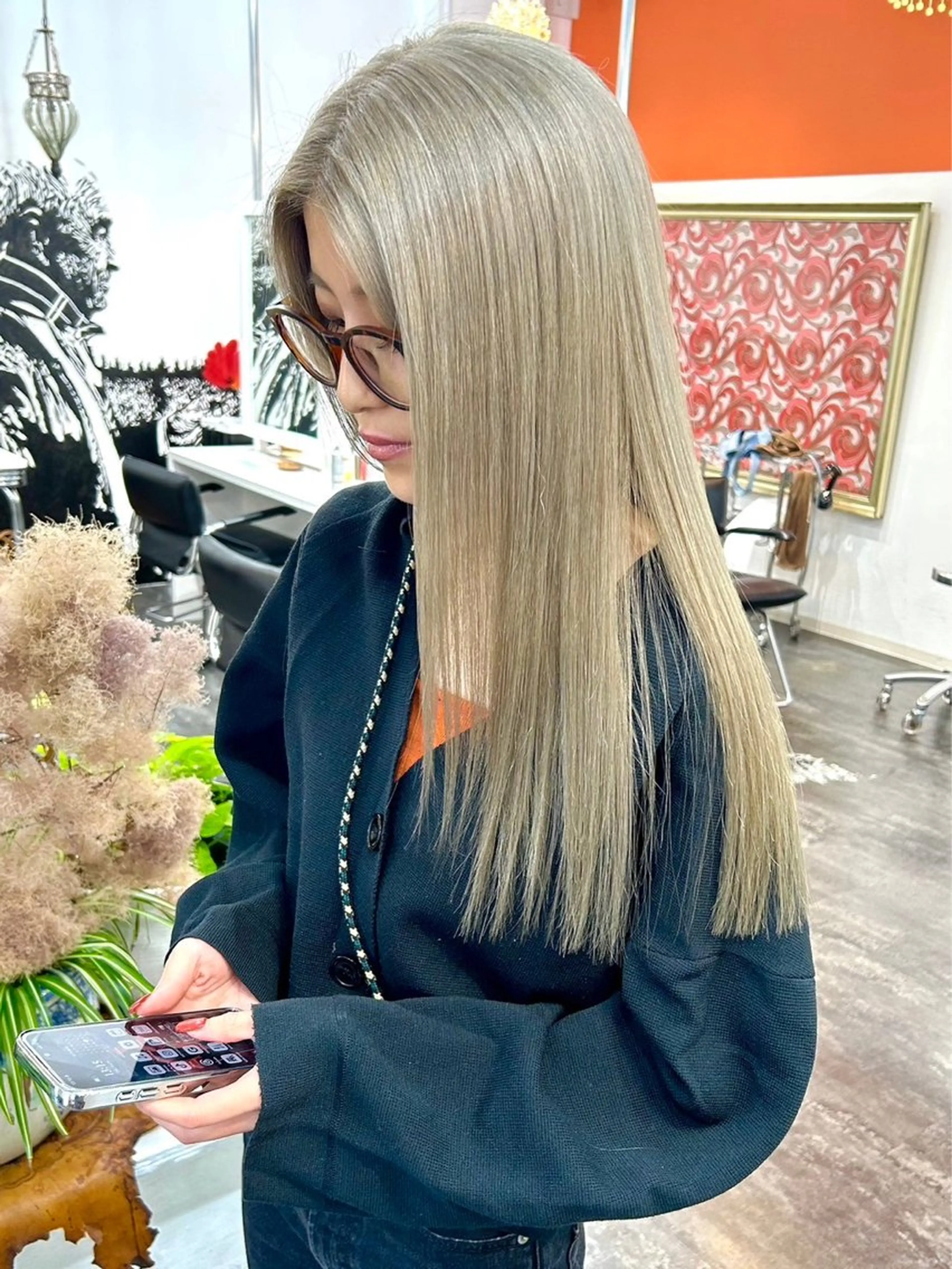 ロング カラー YURAGI🌿 SAKIのヘアスタイル