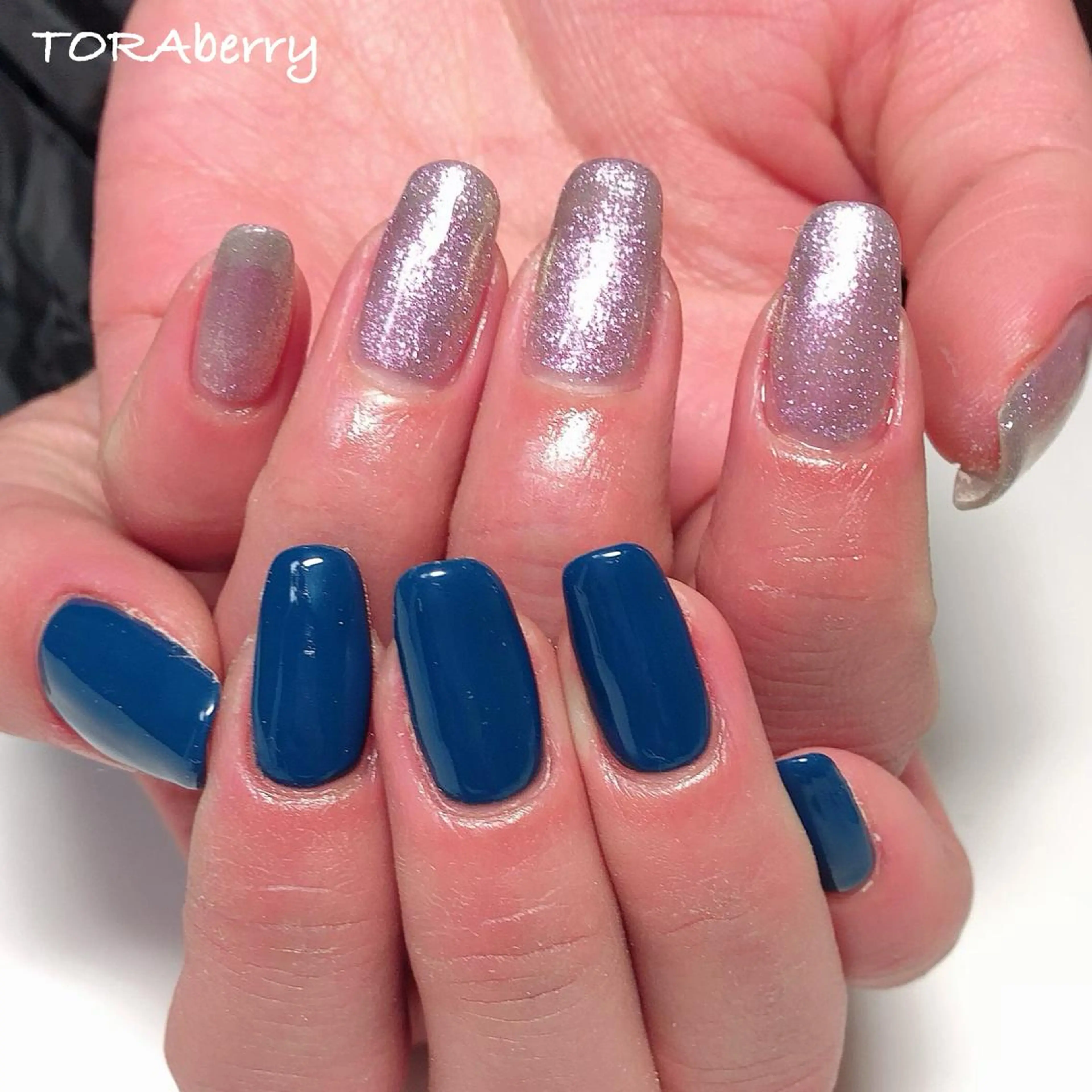 ネイル スクエアネイル ハンドネイル ネイリスト なつみのネイルデザイン