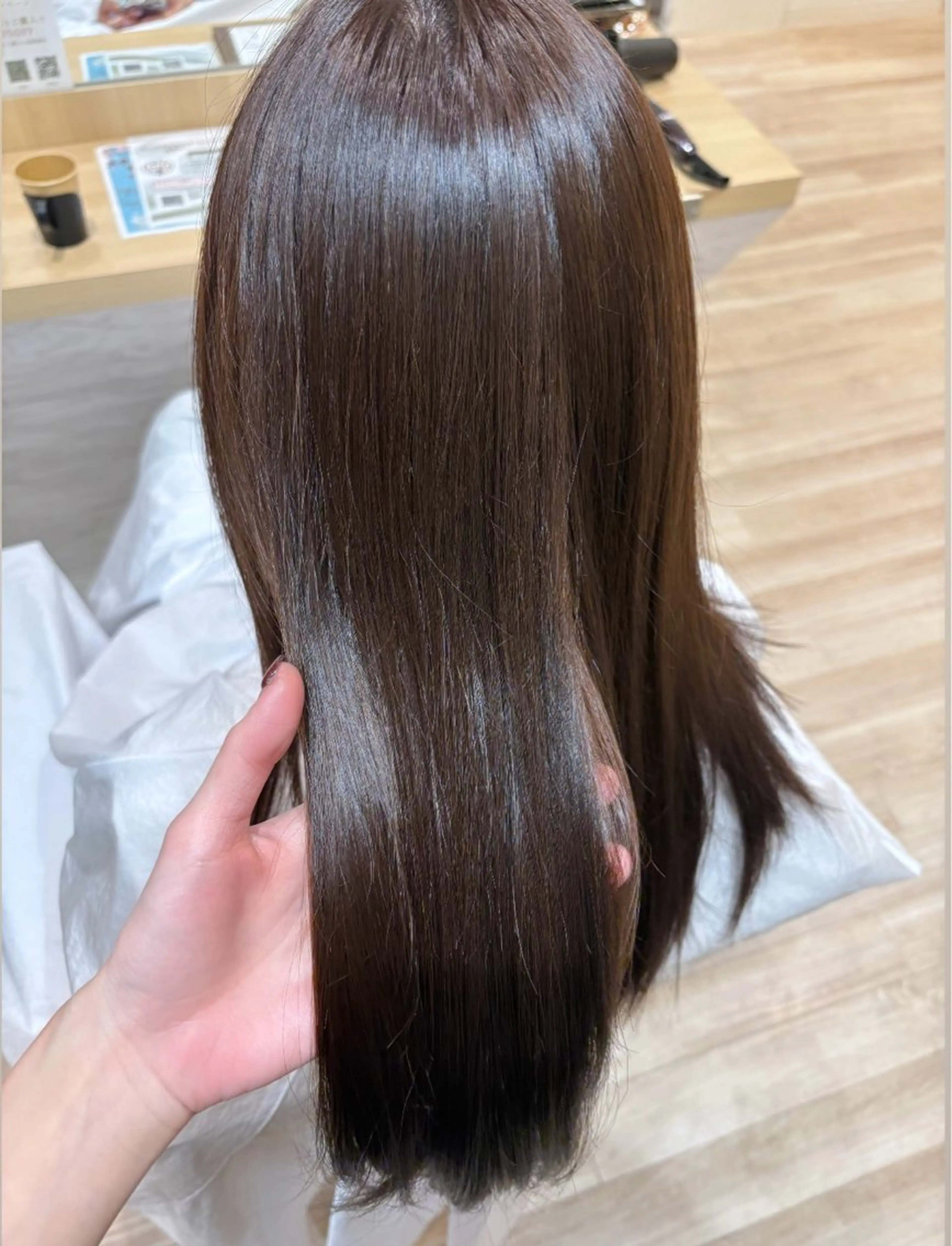 ロング カラー ブラウンカラー ダークブラウン カット ヘアカラー ✧HINA✧ 韓国風/レイヤーのヘアスタイル