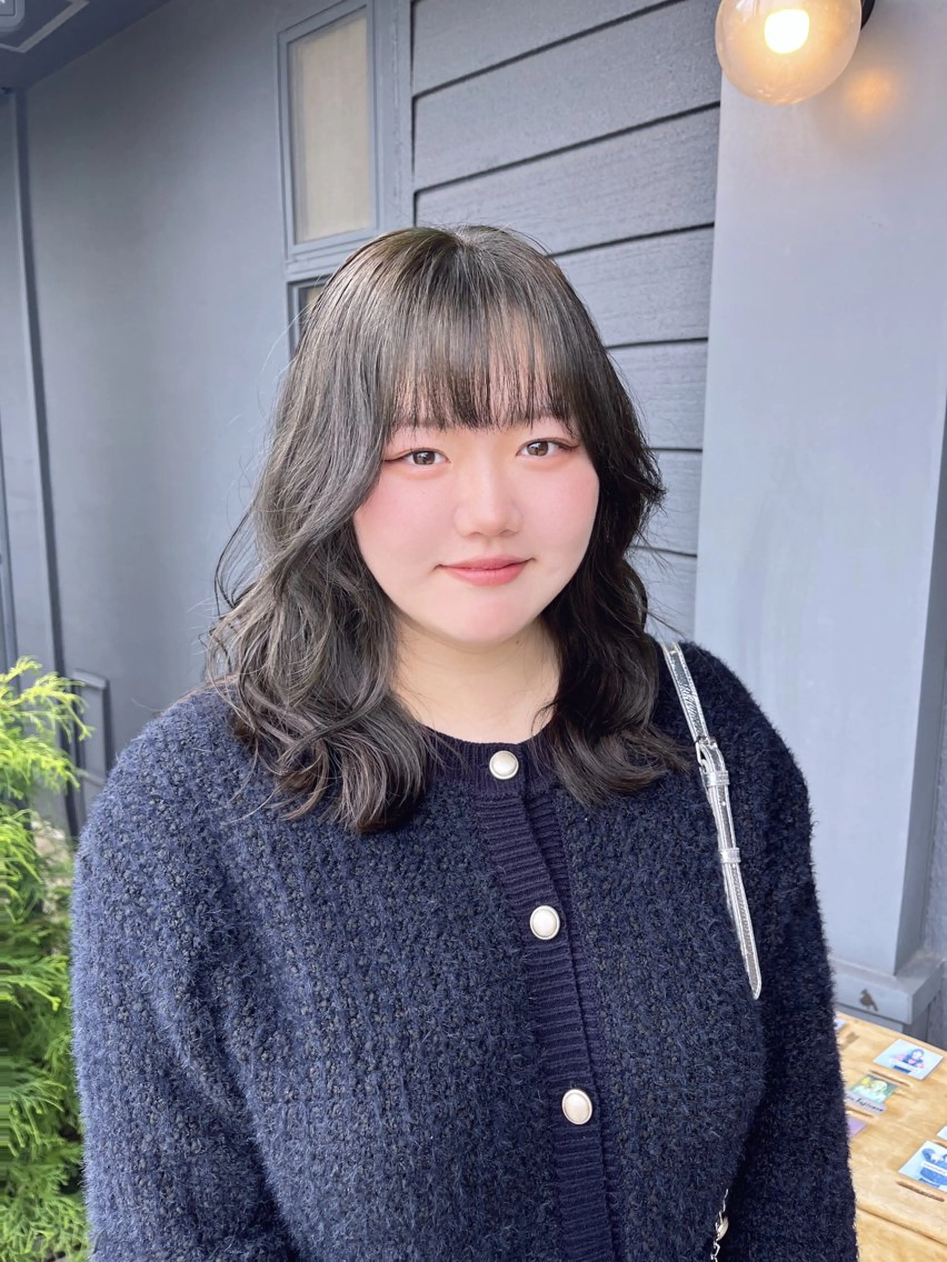 ロング カラー ベージュカラー オリーブベージュ ヘアカラー トリートメント ふじわらはゆ/ブリー チ/ベージュカラーのヘアスタイル