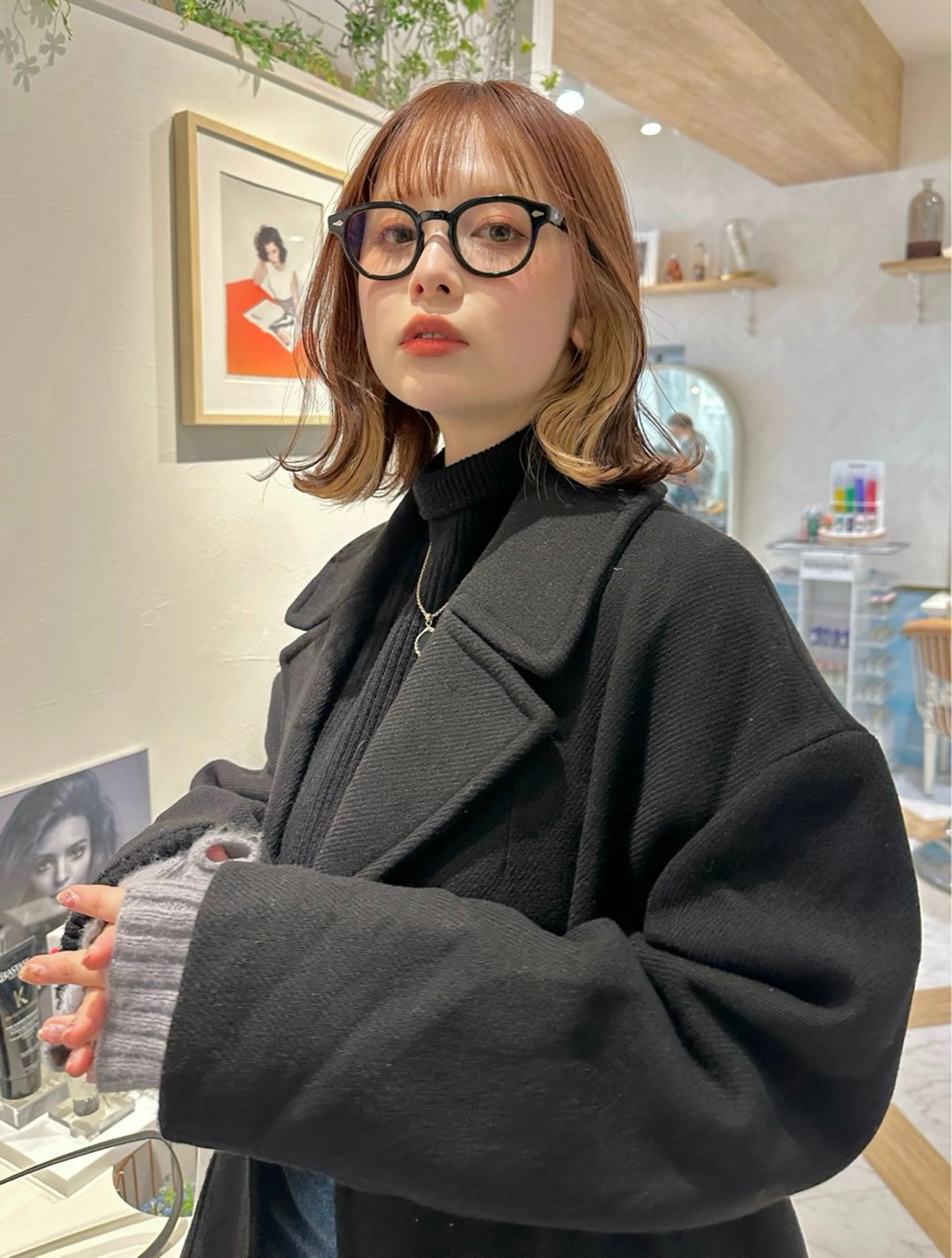 【No.3人気】インナーブリーチ➕全体カラー+クイックトリートメント🌿さりげなくオシャレに決めれます☆の写真