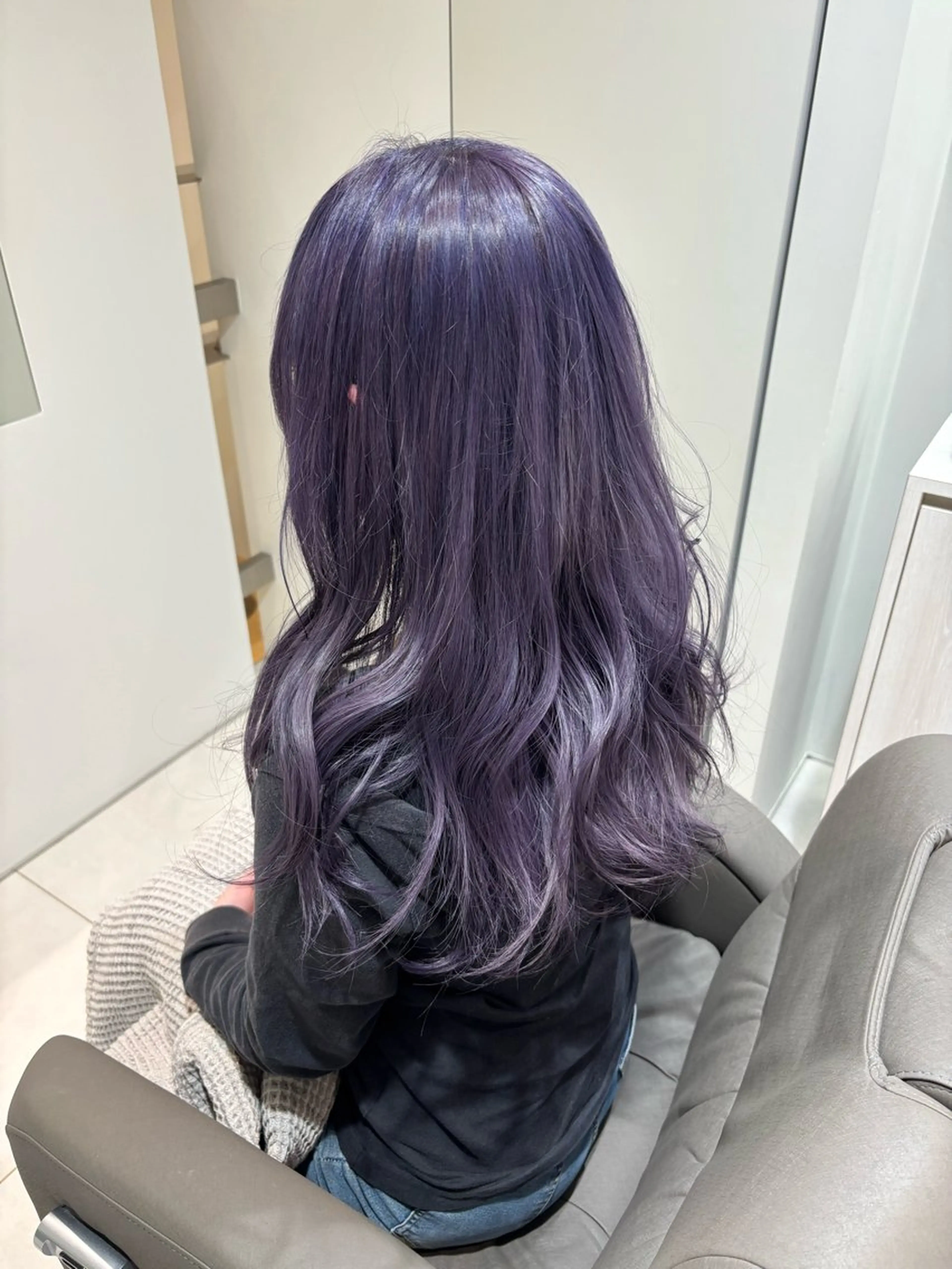 カラー ヘアカラー 白石 歩真のヘアスタイル