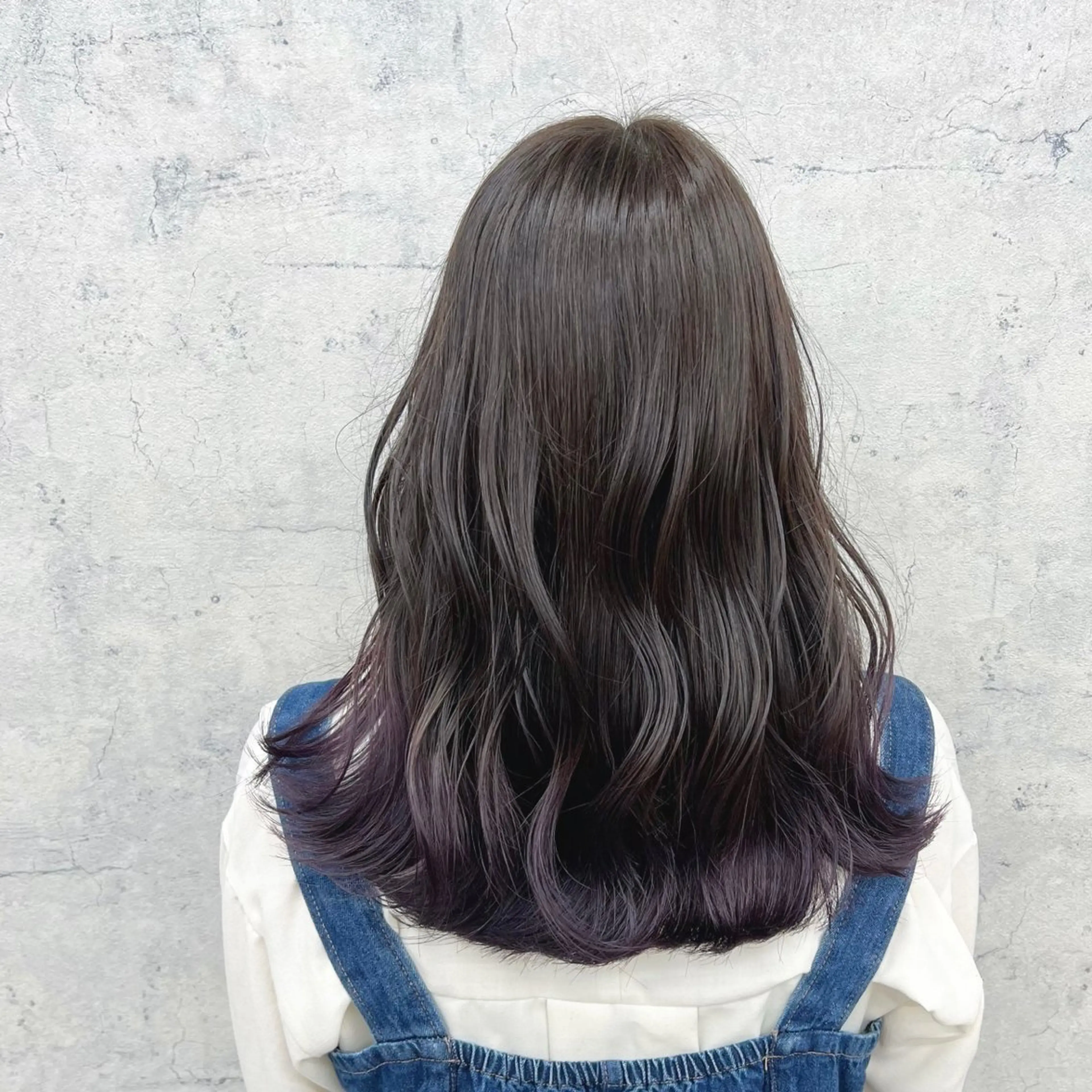 ロング カラー ヘアカラー JUNSHIN🦋 ヘアセット／カラーのヘアスタイル