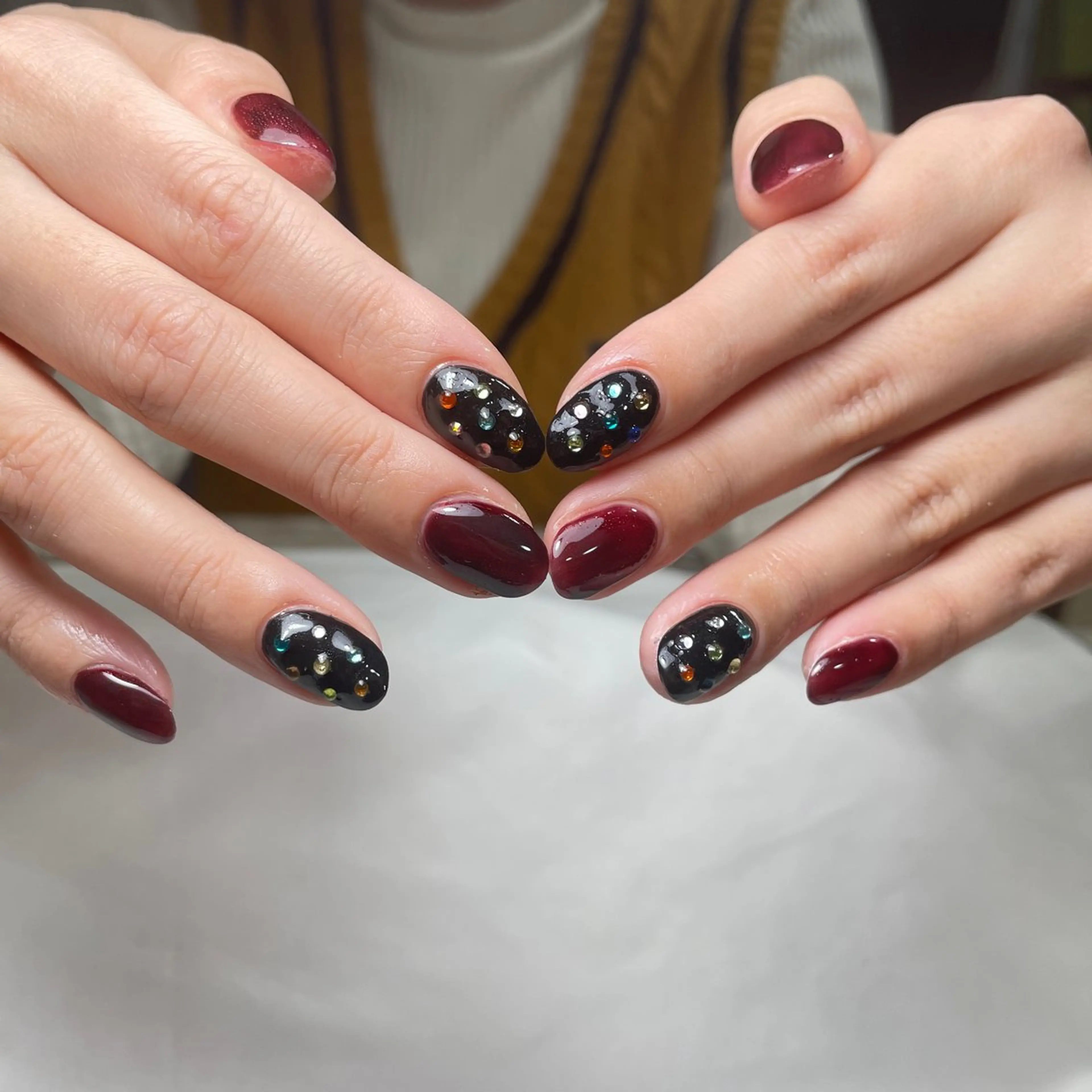 ネイル アートネイル フレンチネイル ジェルネイル グラデーション 韓国ネイル ハンドネイル 久保田 マリコのネイルデザイン