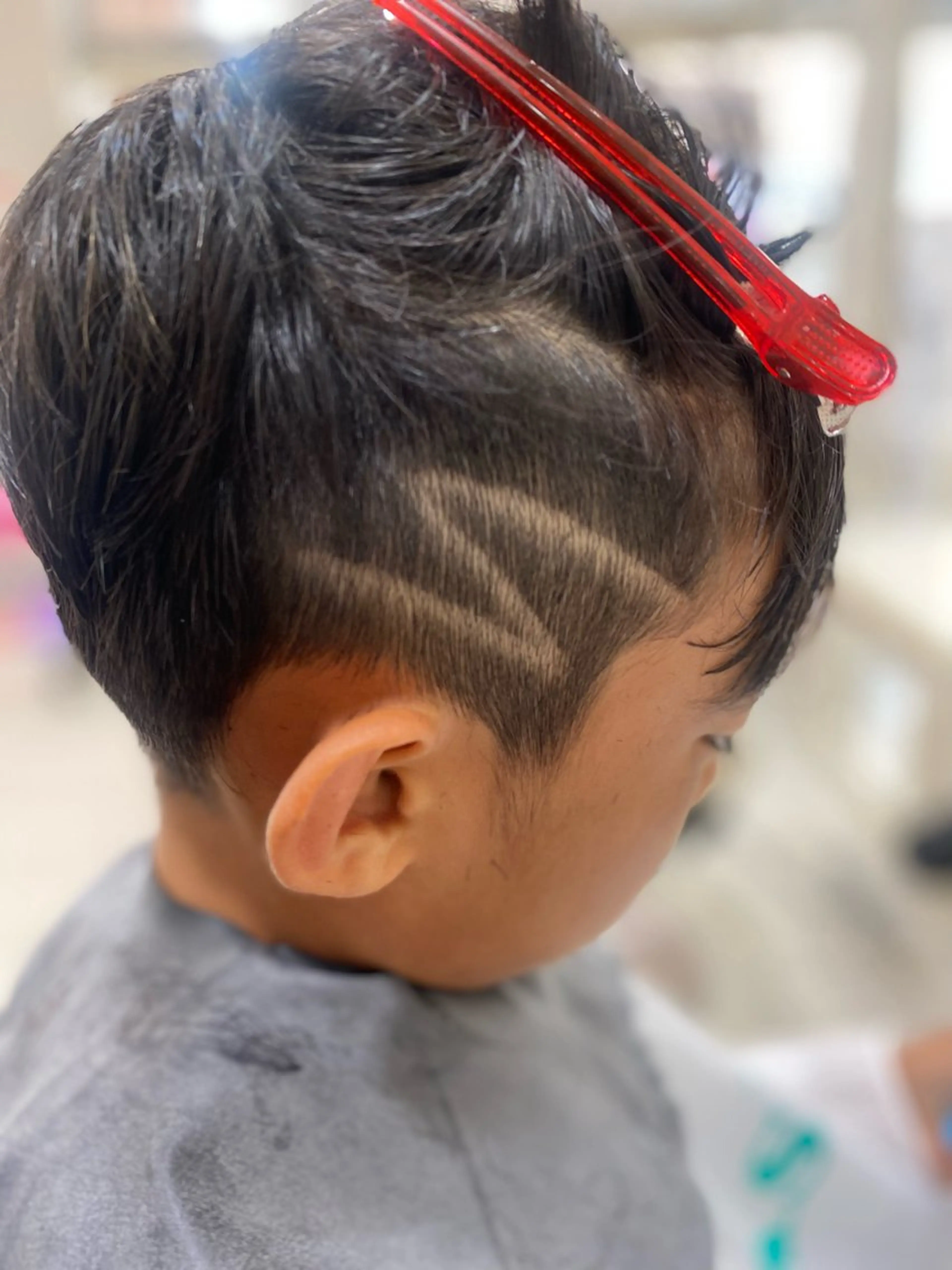 メンズ キッズ カット Ash志木/TOP 宮崎 瑠菜のヘアスタイル