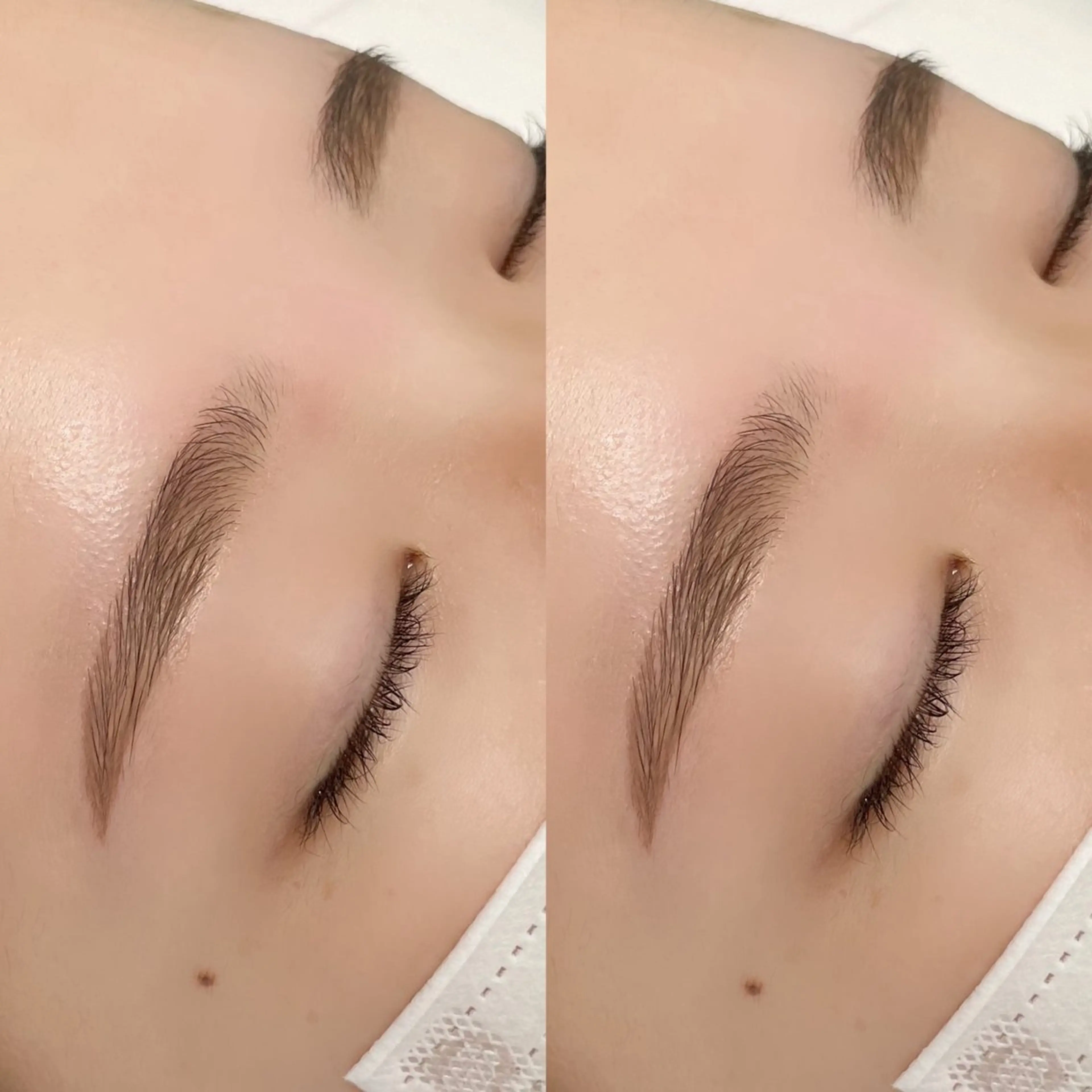 アイブロウ 眉毛ワックス脱毛 ワックス脱毛 眉カット NOA lashes 堀のマツエク・マツパデザイン