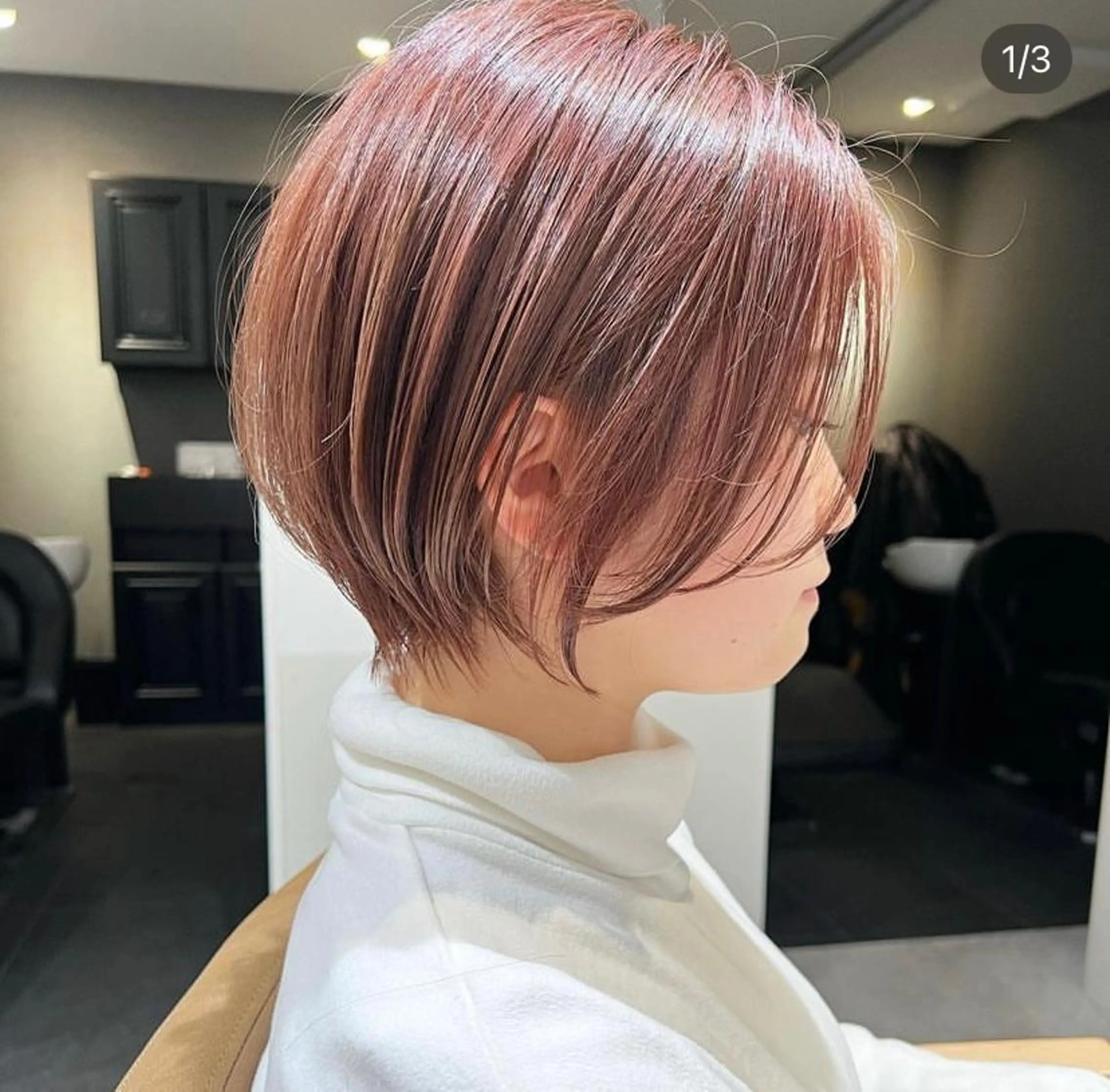 【髪質改善ケアコース】Oggiotto髪質改善トリートメント＋小顔カット＋透明感カラー❤️‍🔥超ダメージレスカラー✨️の写真