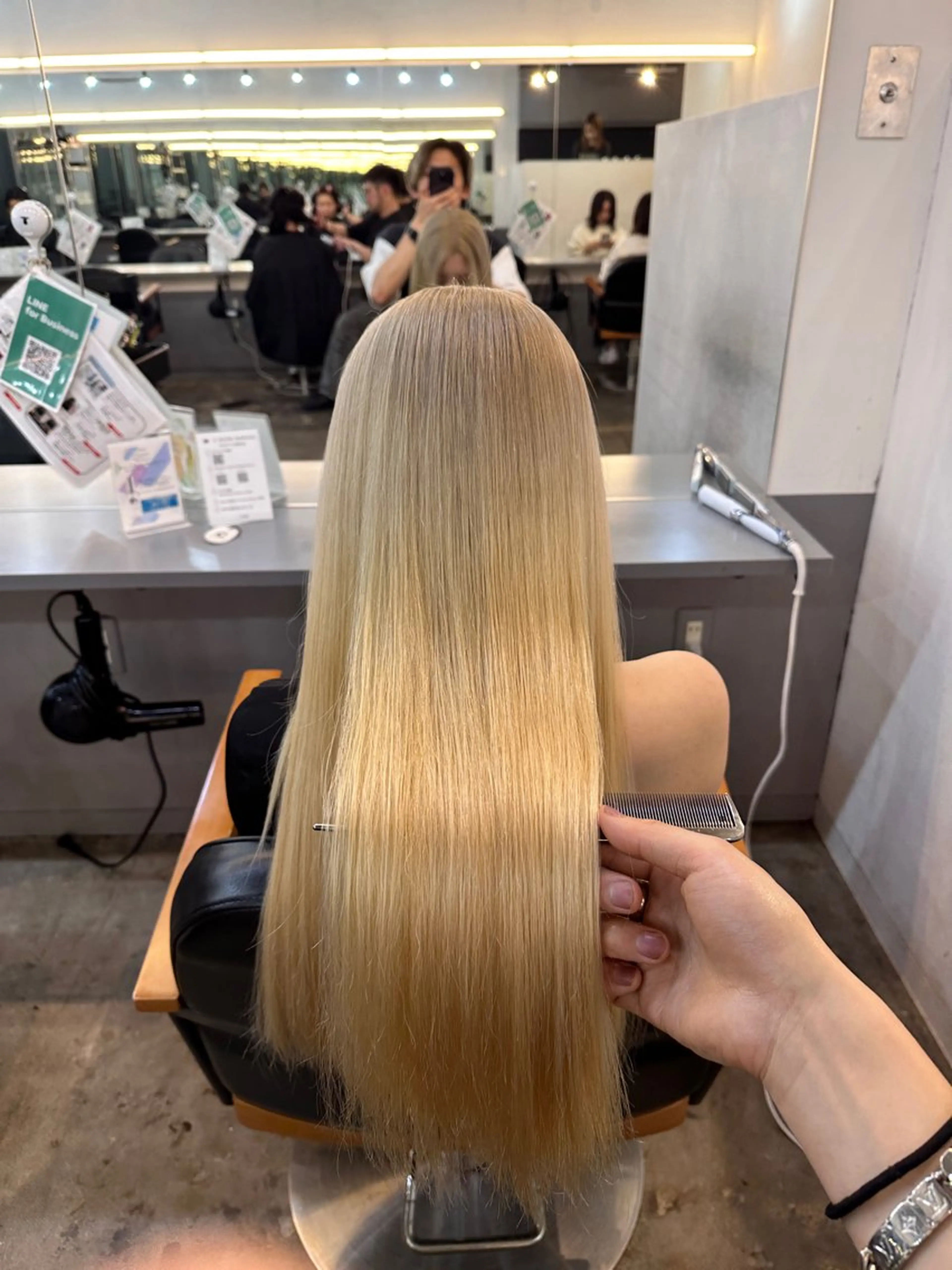 ロング ボブ/ぱつっとボブ/ 谷口 海星のヘアスタイル