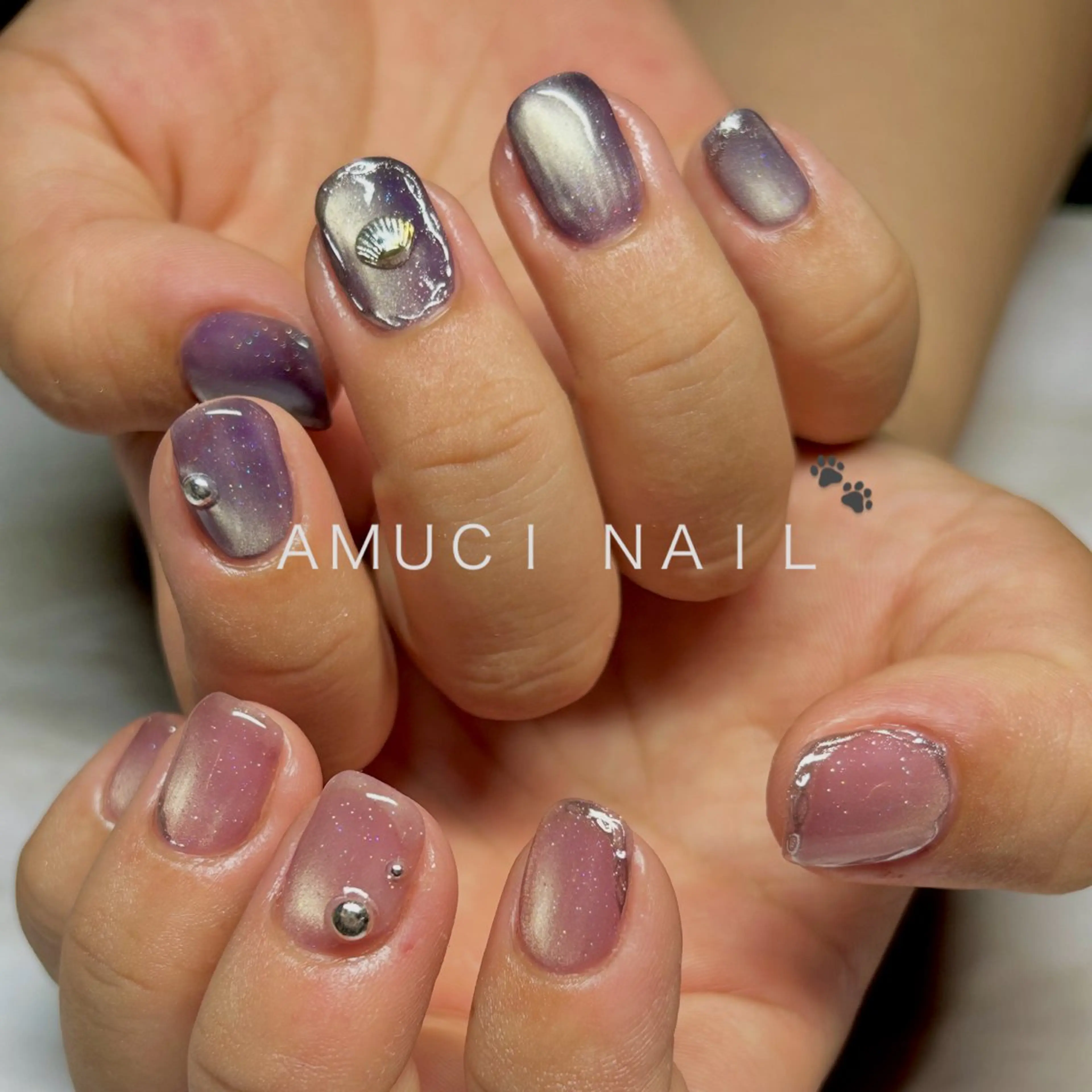 ネイル ハンドネイル Bar CLAN -Nail-所属・AMUCI NAIL Shihomiのネイルデザイン