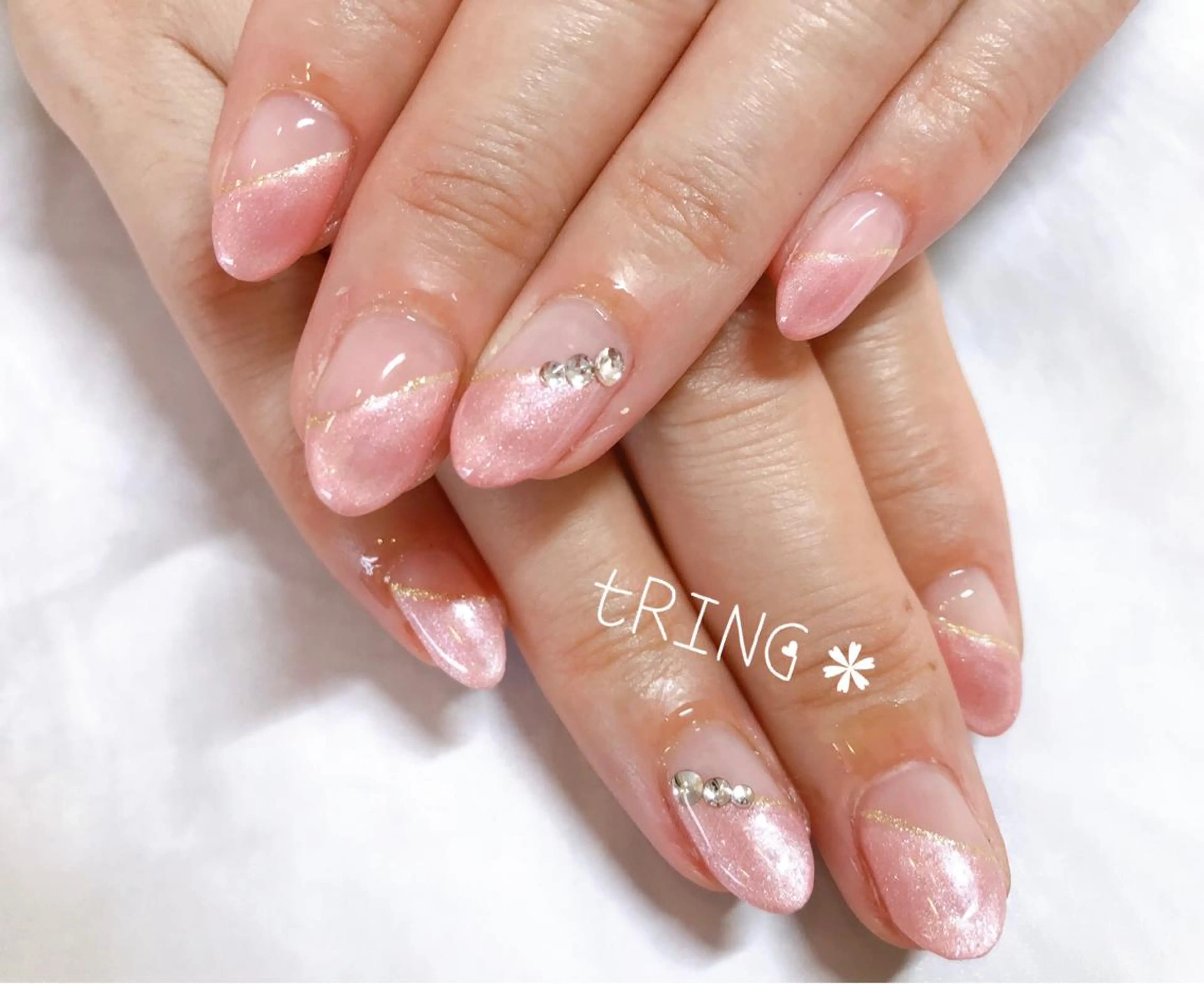 ネイル ハンドネイル tRING＊ しいの木台のネイルデザイン