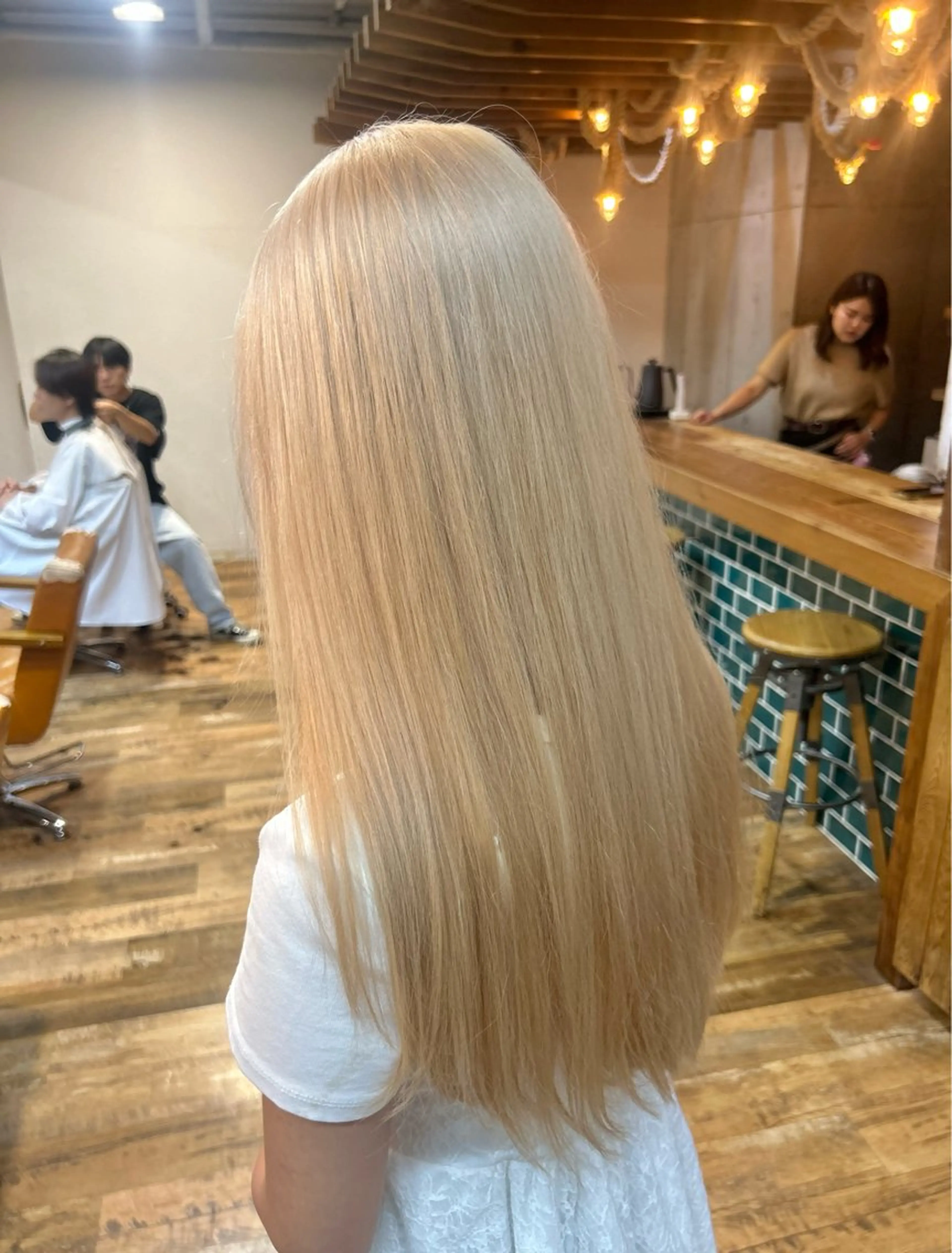 ロング カラー ヘアカラー トリートメント 💖カラー/ブリーチ 💖あつやのヘアスタイル