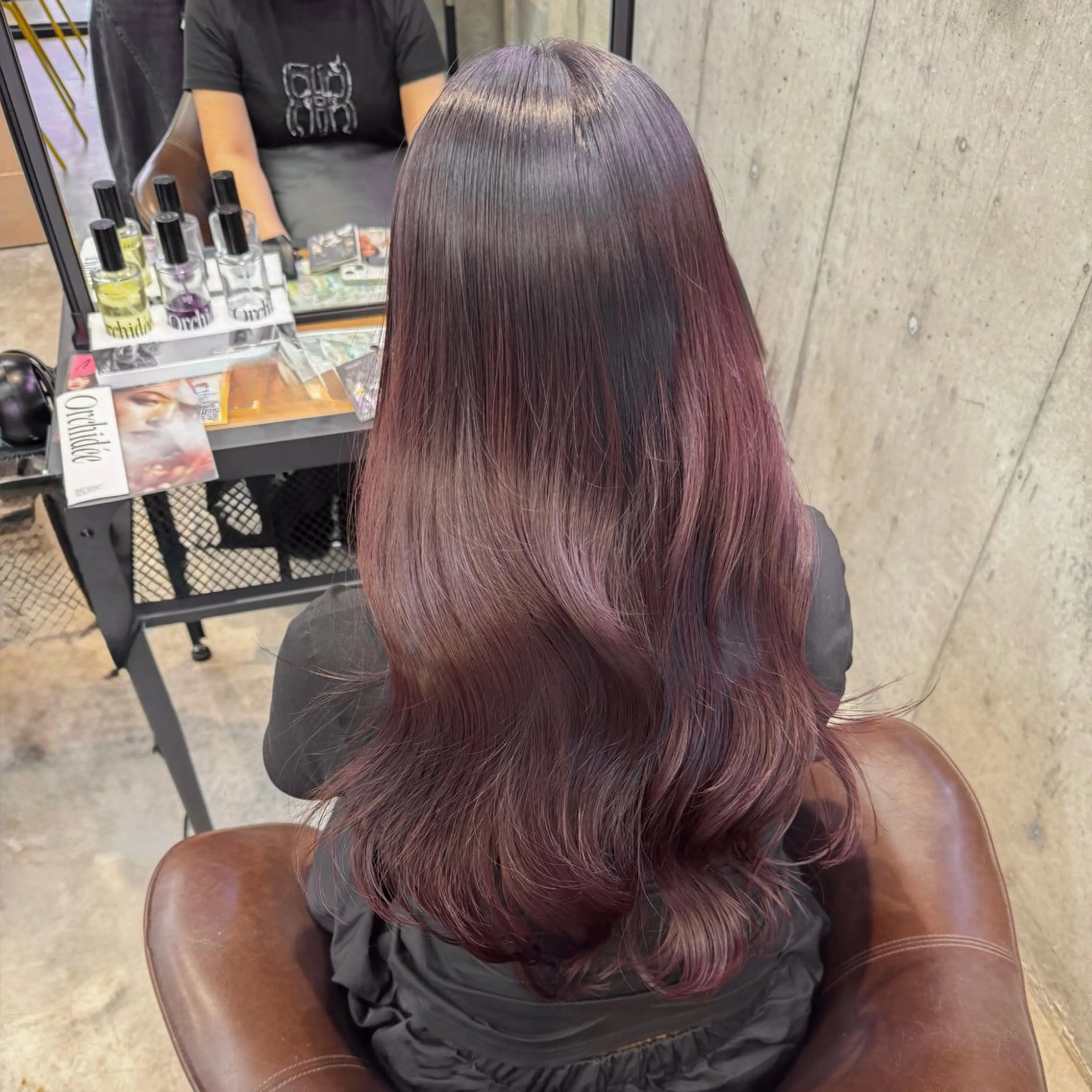 ロング カラー ヘアアレンジ カット ヘアカラー トリートメント 💗💗韓国レイヤー yu-ki💗💗のヘアスタイル