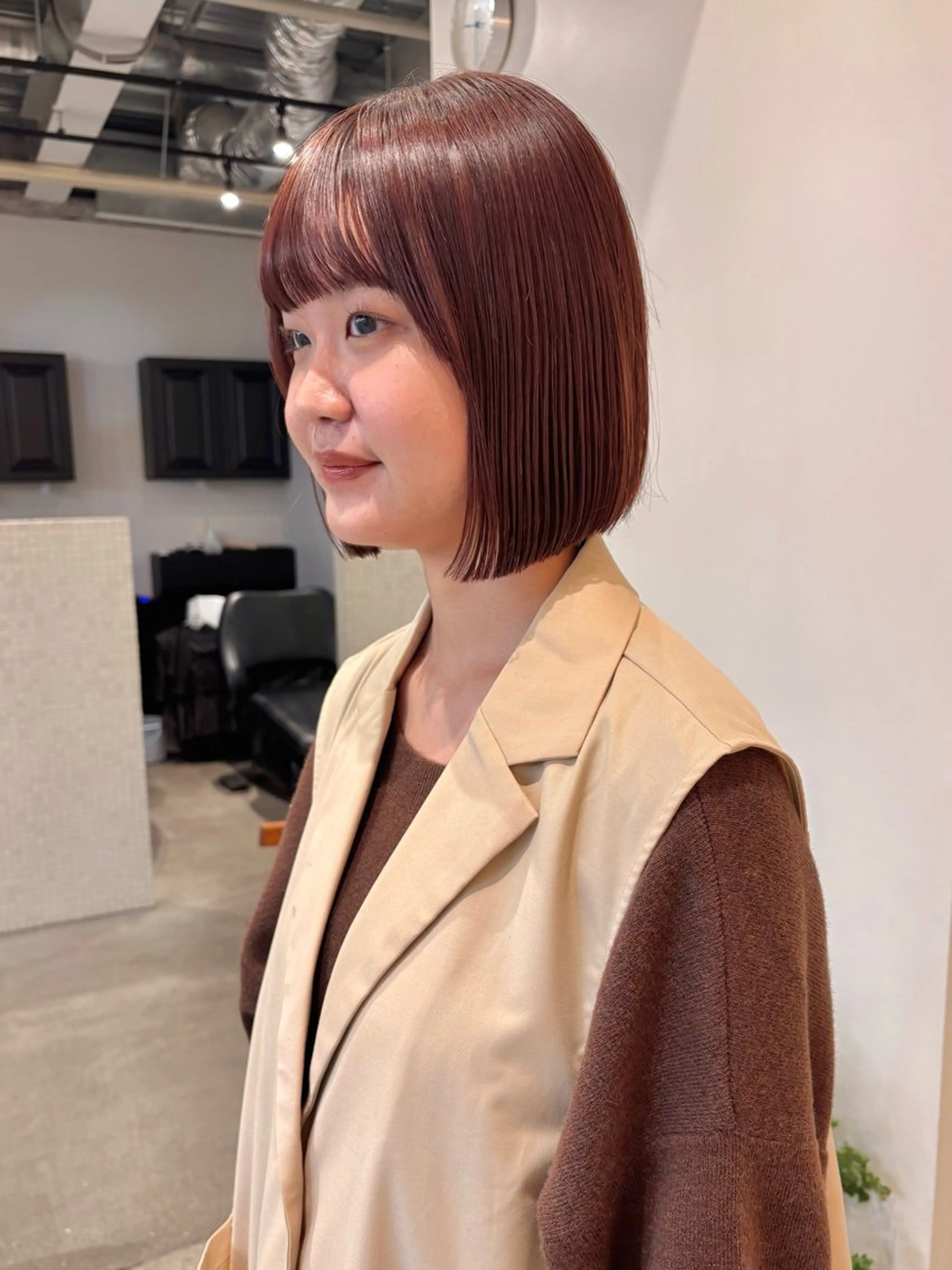 【U25】ボブカット＋ケアトリートメントの写真