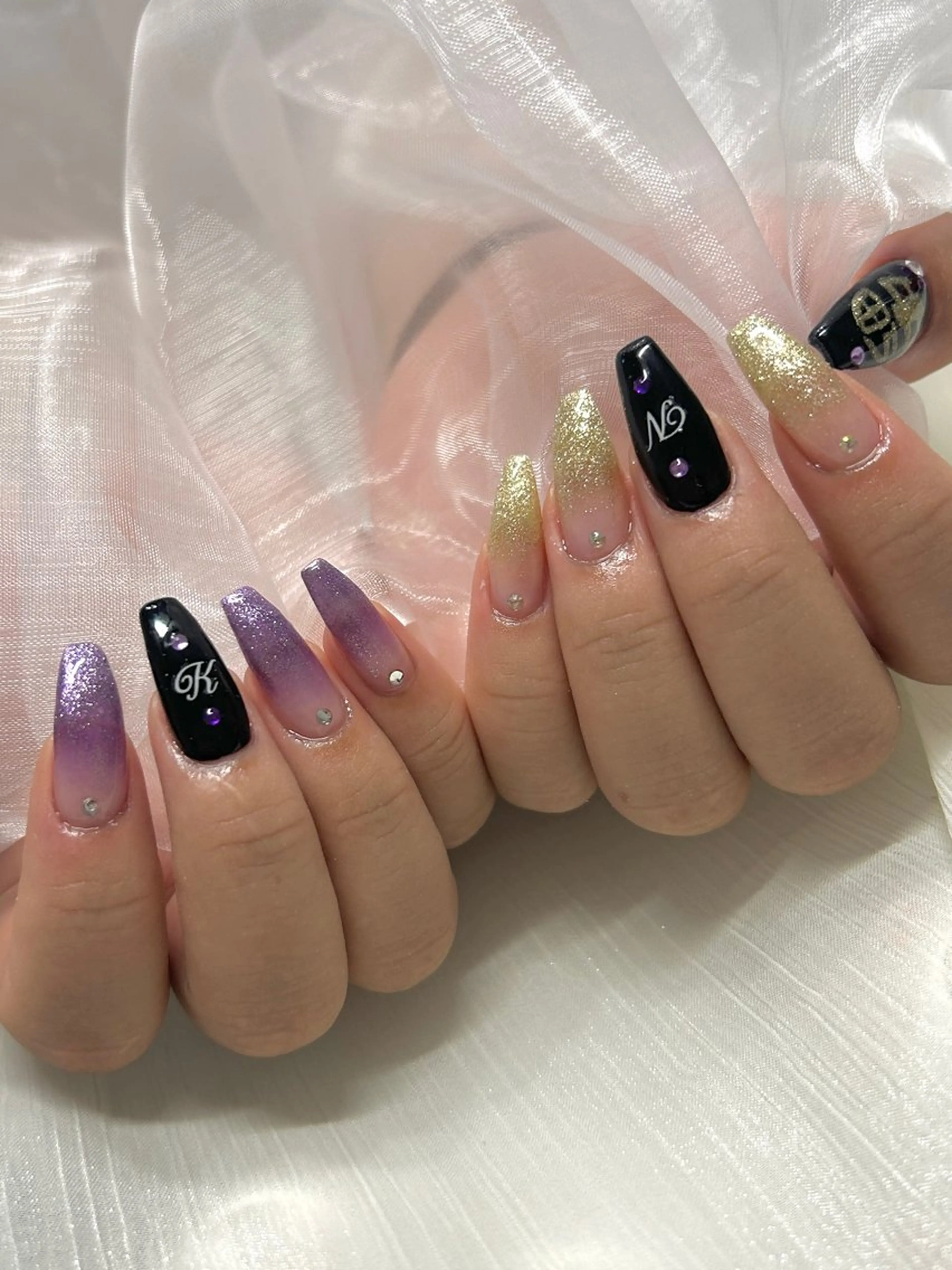 ネイル オフィスネイル スカルプネイル シンプルネイル nail salon coco no ne所属・coco no ne KANNAのネイルデザイン