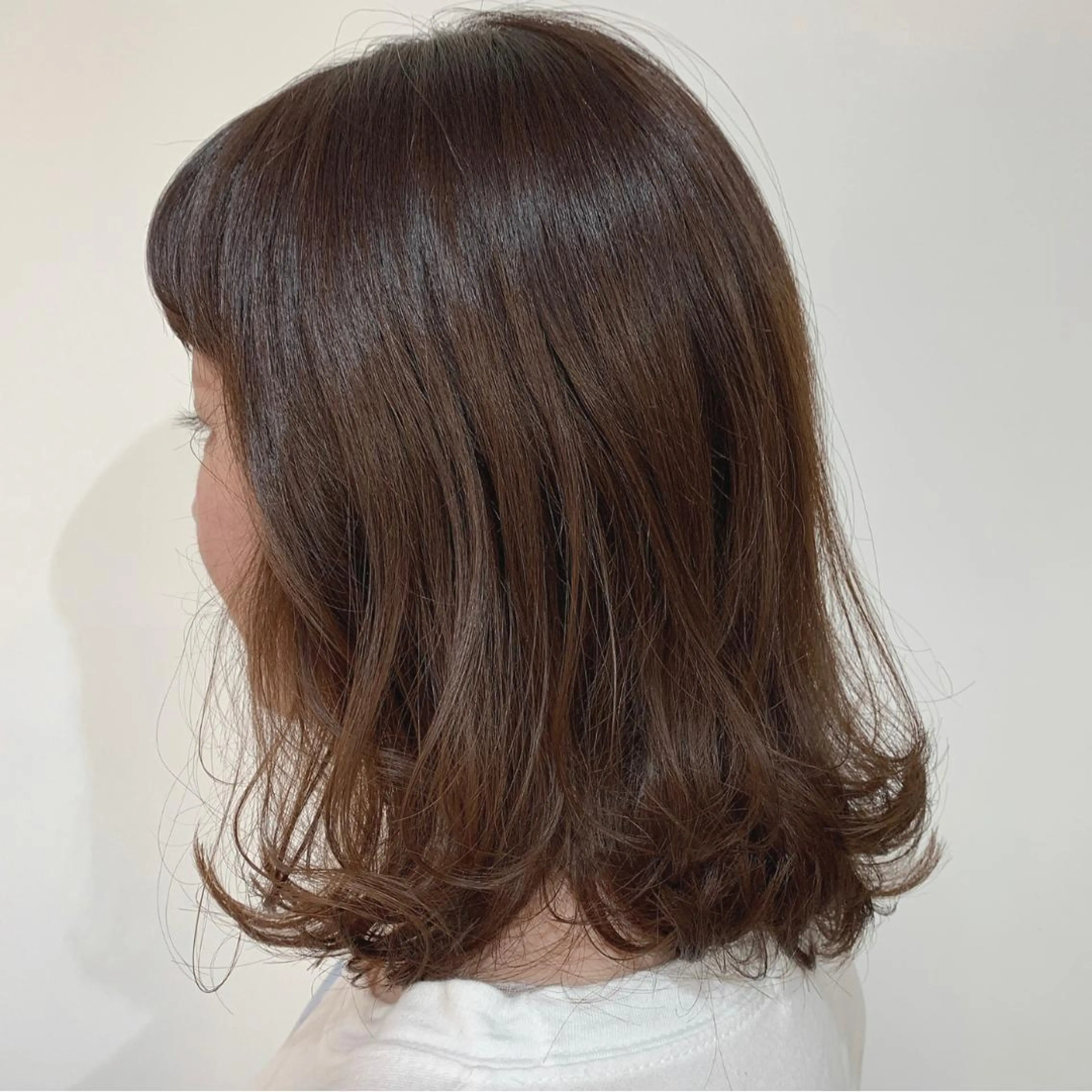 ミディアム カット ヘアカラー HARUKA韓国ヘア /Luana梅田のヘアスタイル