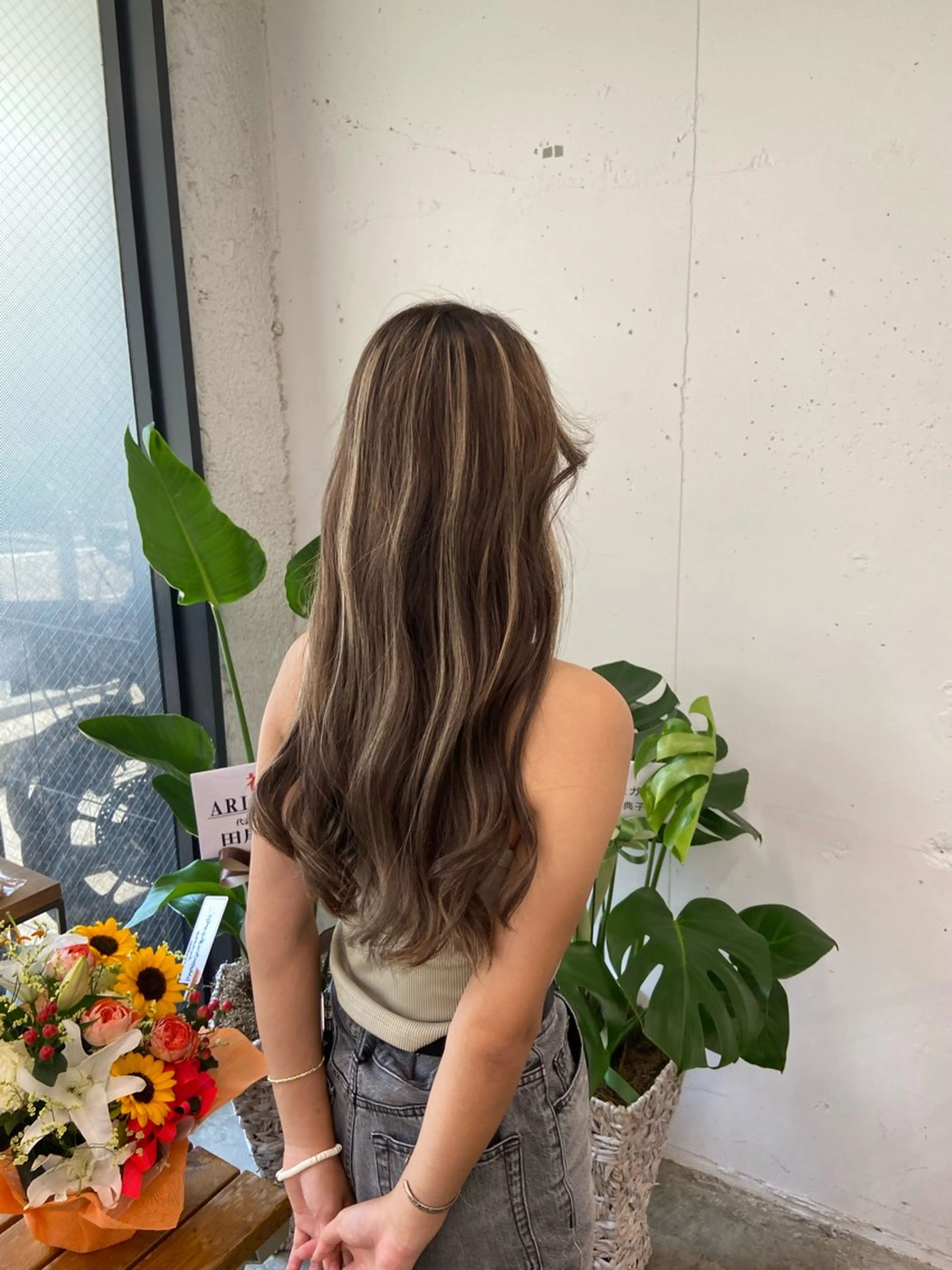 ロング カラー EGAO /藤沢/海外ヘアのヘアスタイル