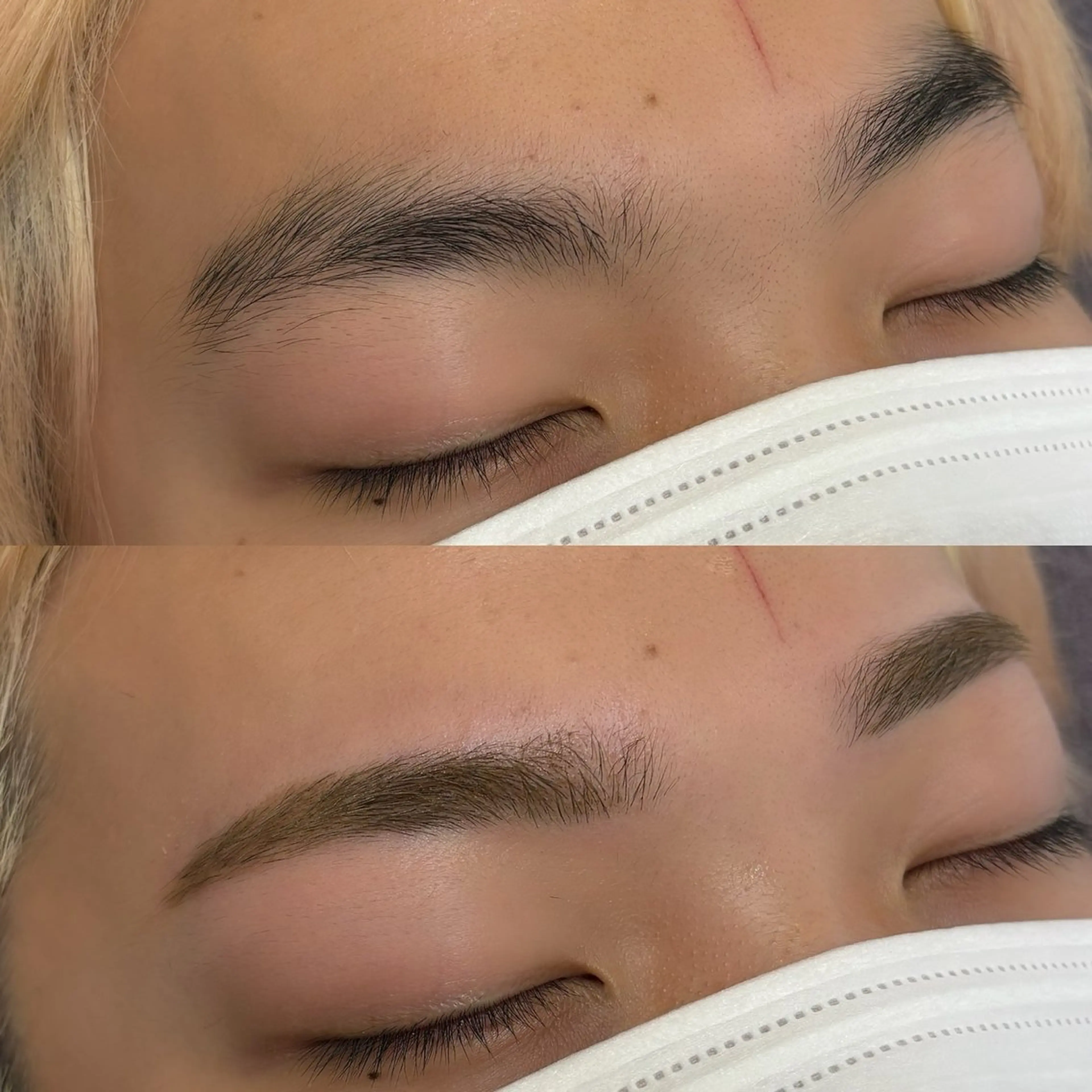 アイブロウ メンズアイブロウ 眉毛ワックス脱毛 西脇 有紀のエステ・リラクイメージ