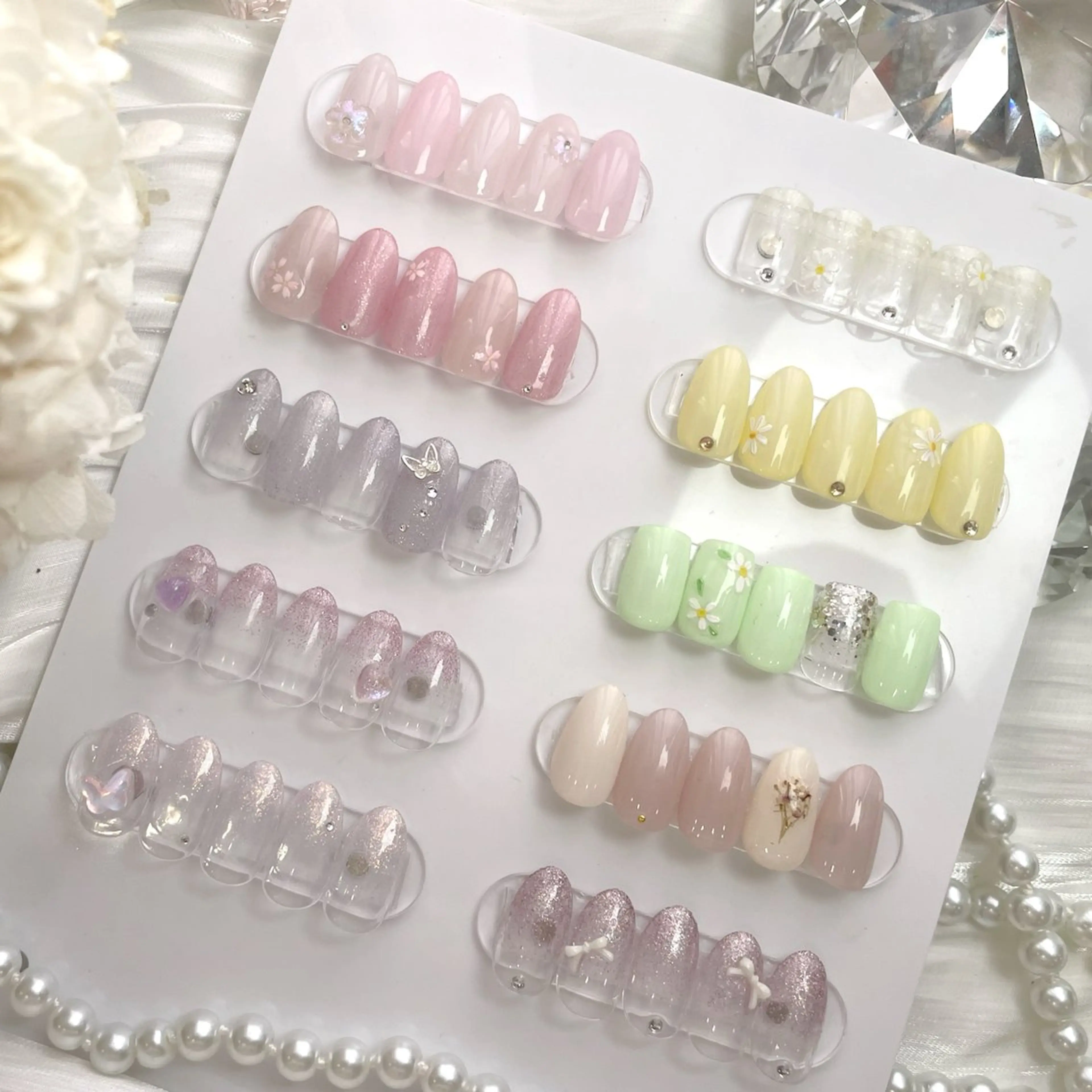 ・ご新規のみ　春キャンペーン🌸定額シンプルデザインコース（オフあり+550円）春新作/パスカルカラー/フラワーネイルの写真