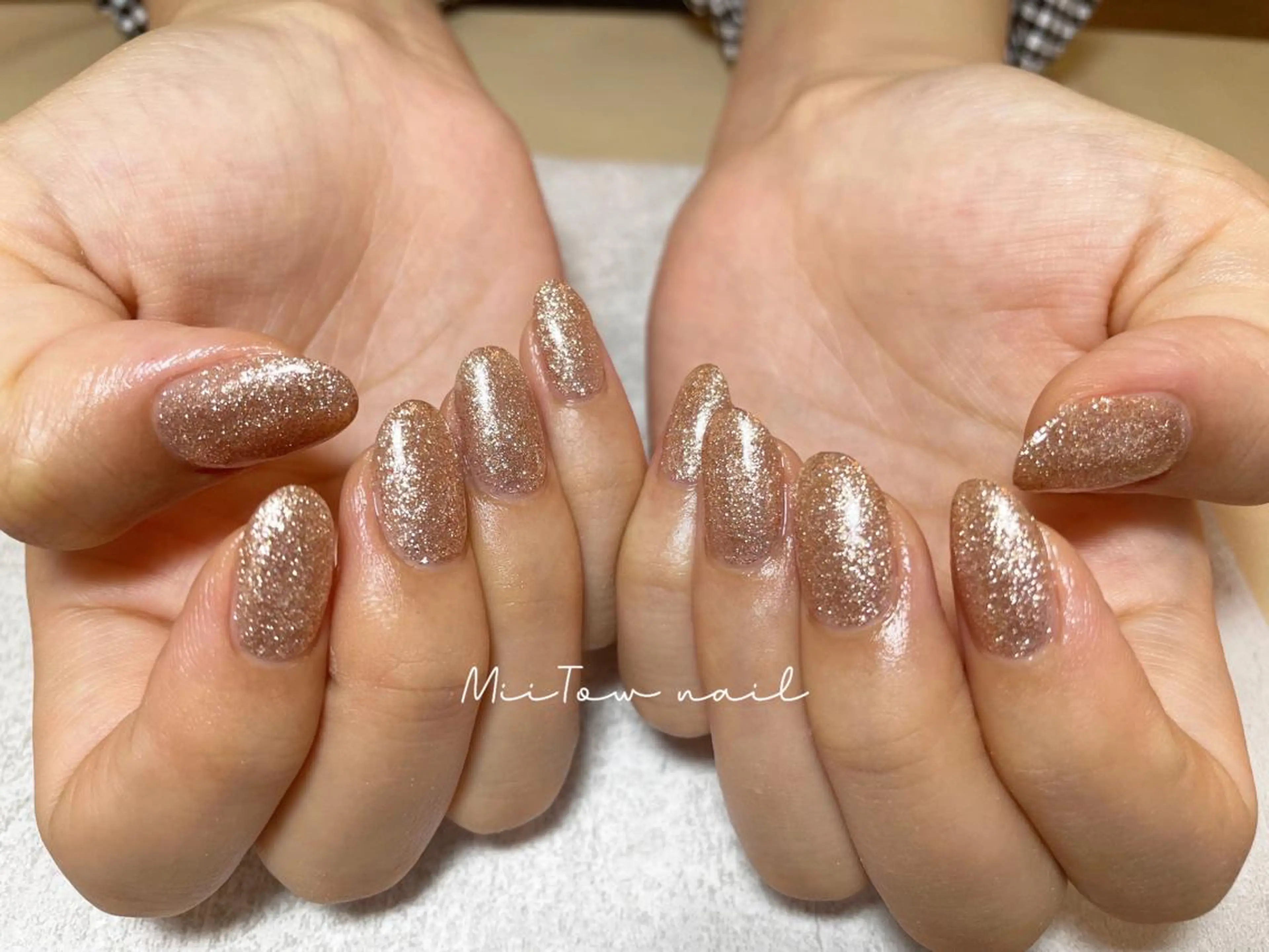 ネイル ゴールド ワンカラーネイル MiiTow nailのネイルデザイン